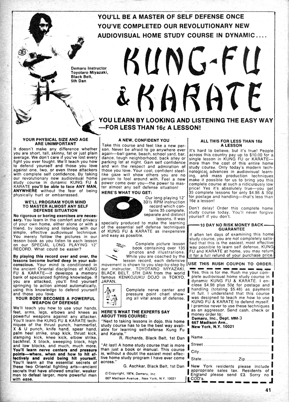 Read online The Deadly Hands of Kung Fu comic -  Issue #7 - 40