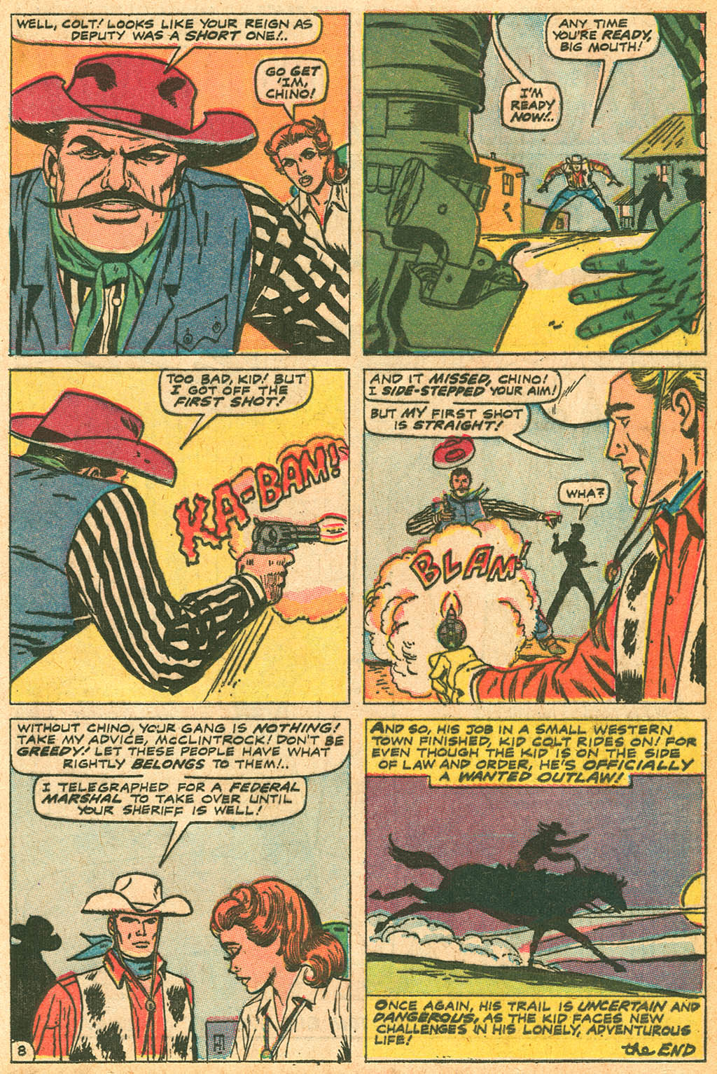 Read online Kid Colt Outlaw comic -  Issue #137 - 24