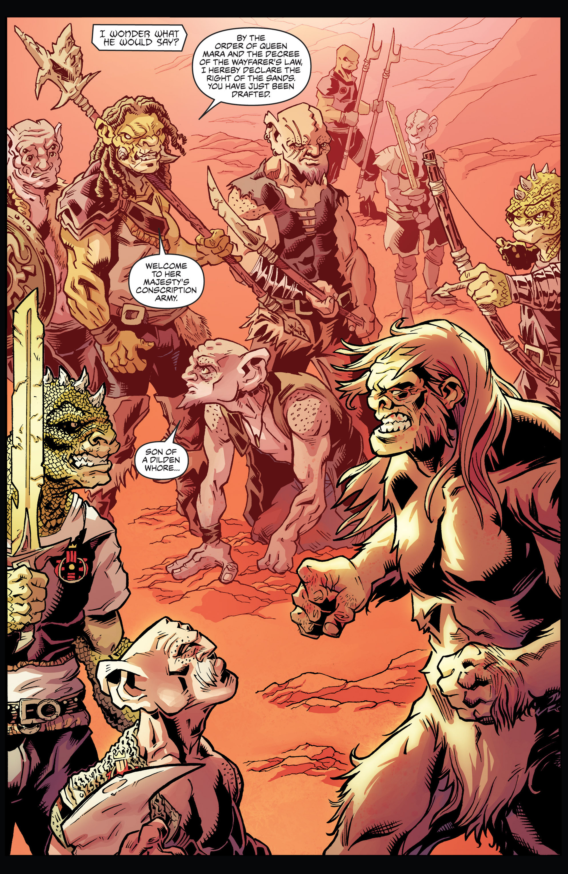 Read online Bigfoot: Sword of the Earthman (2015) comic -  Issue #1 - 24