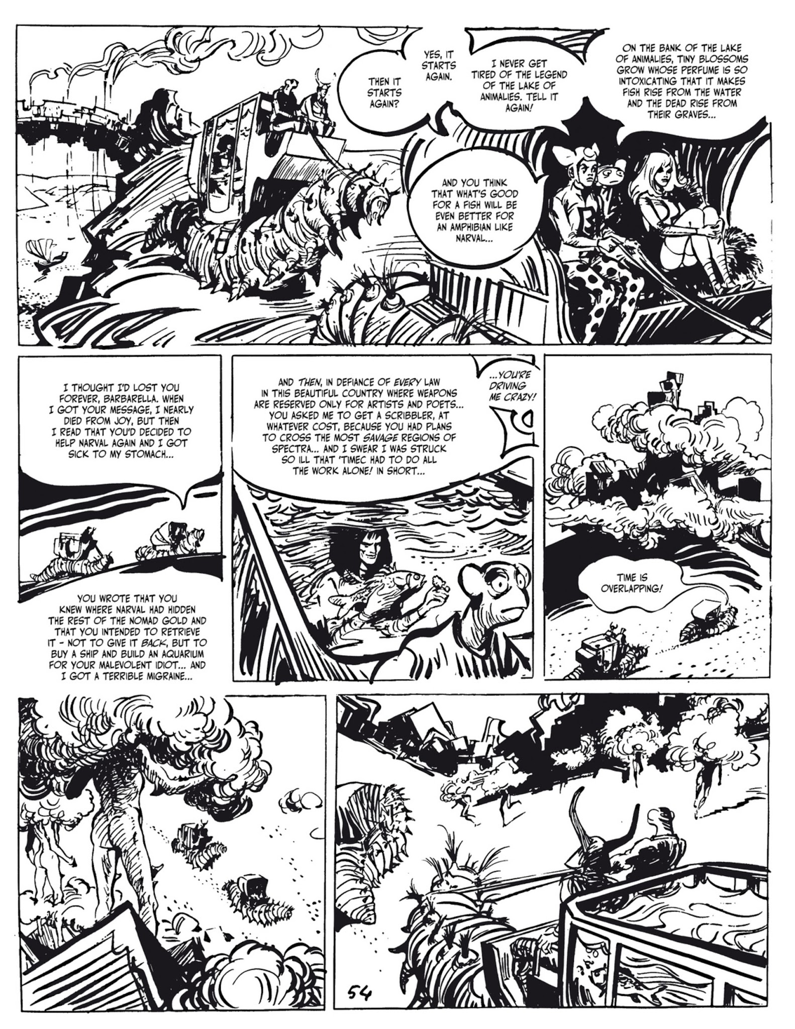 Read online Barbarella and The Wrath of the Minute-Eater comic -  Issue # TPB - 59