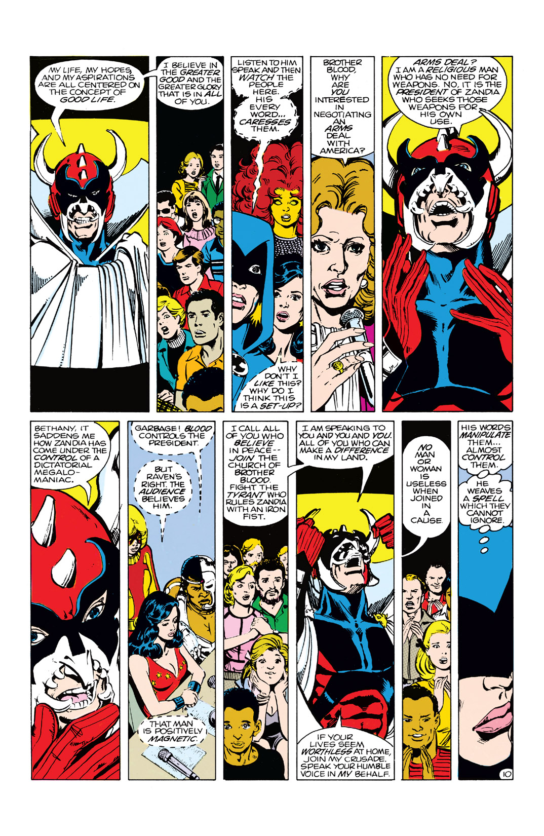 Read online The New Teen Titans (1980) comic -  Issue #40 - 11
