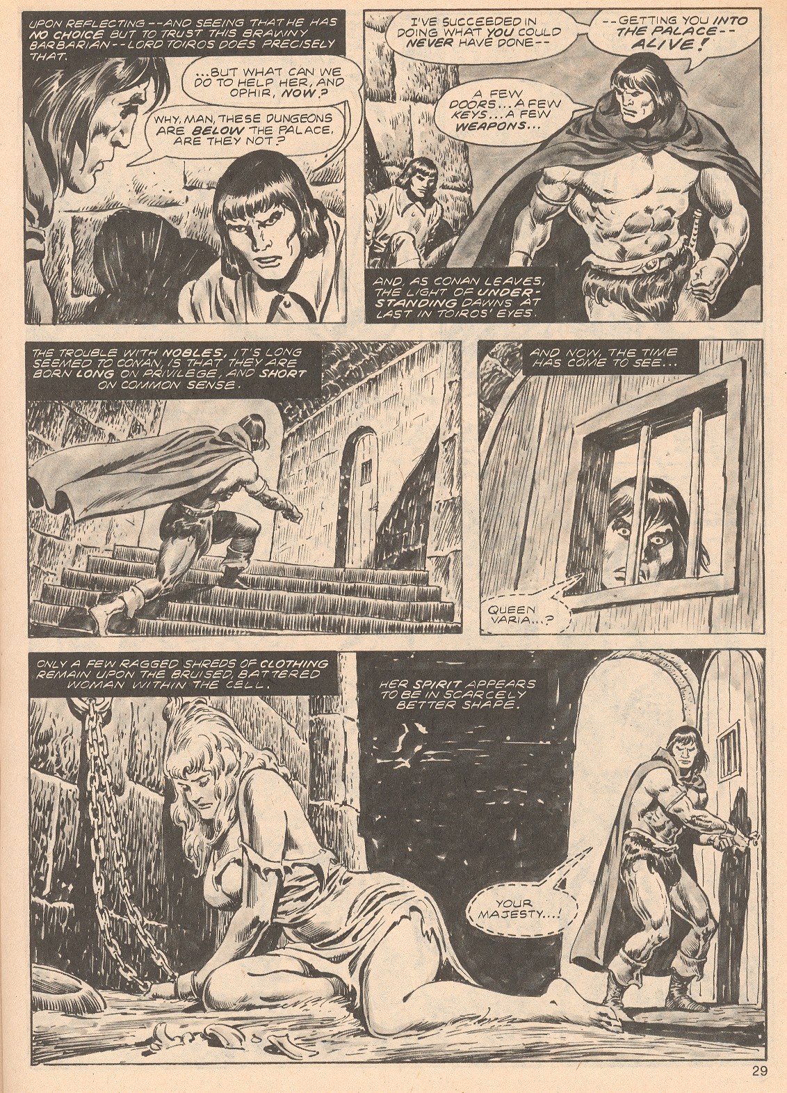 Read online The Savage Sword Of Conan comic -  Issue #68 - 29