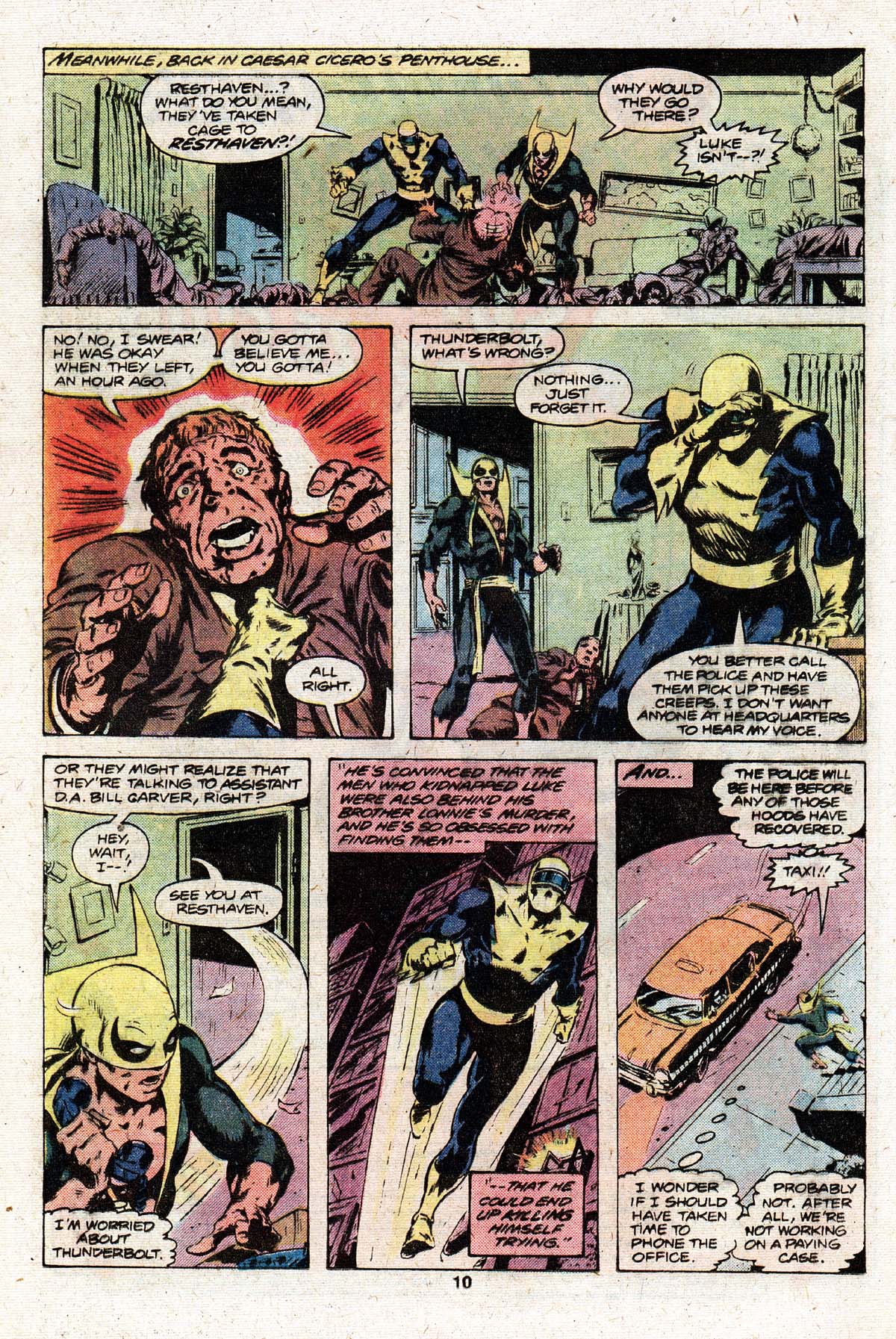 Read online Power Man and Iron Fist (1978) comic -  Issue #62 - 9