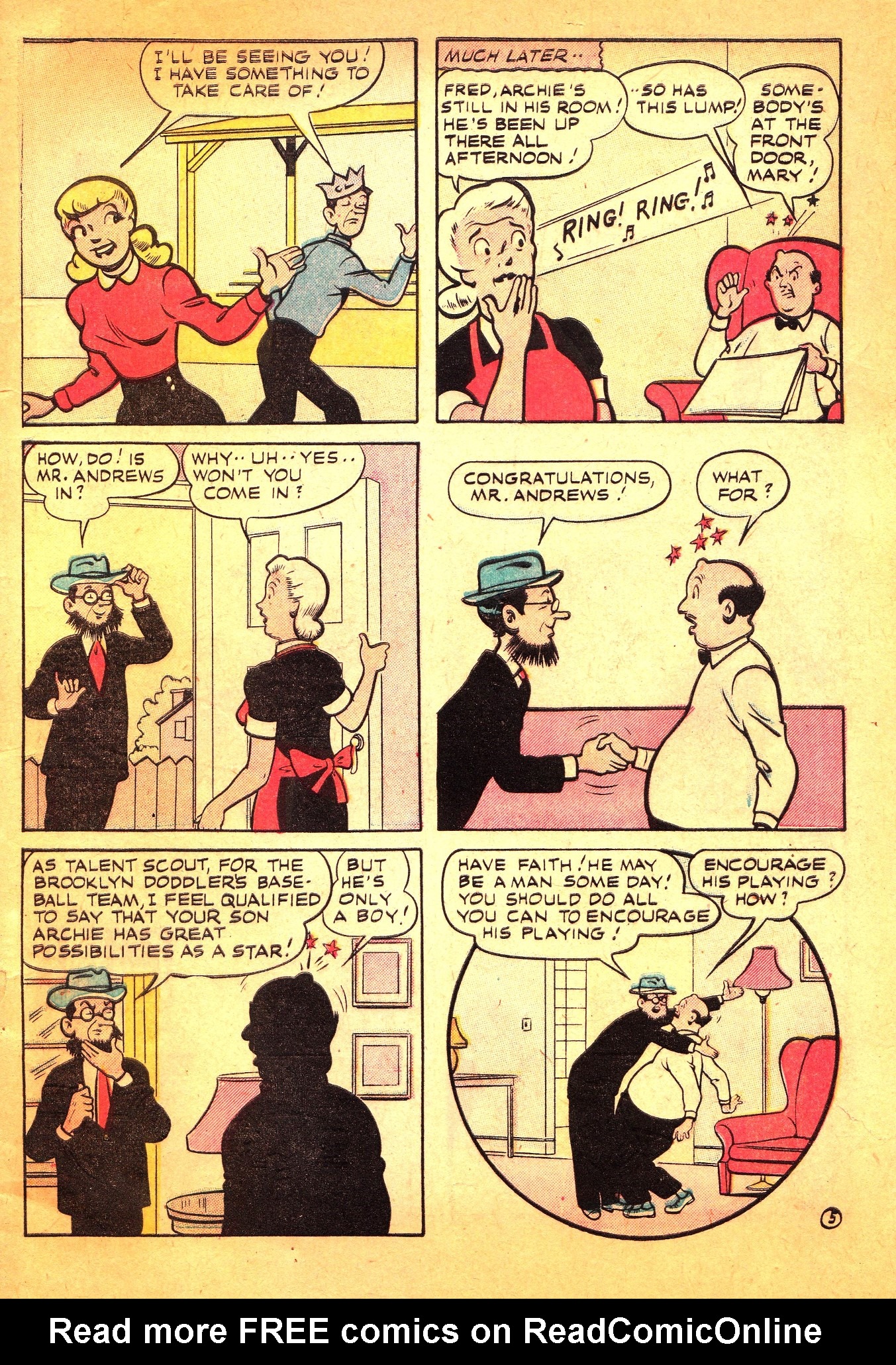 Read online Pep Comics comic -  Issue #87 - 7