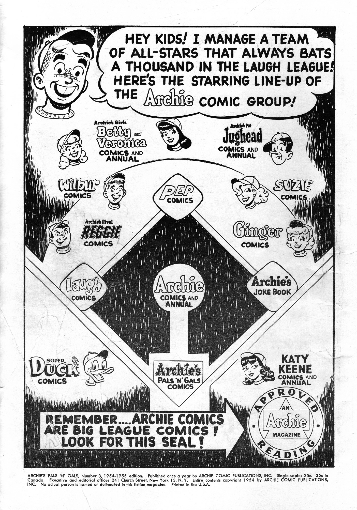 Read online Archie's Pals 'N' Gals (1952) comic -  Issue #3 - 2