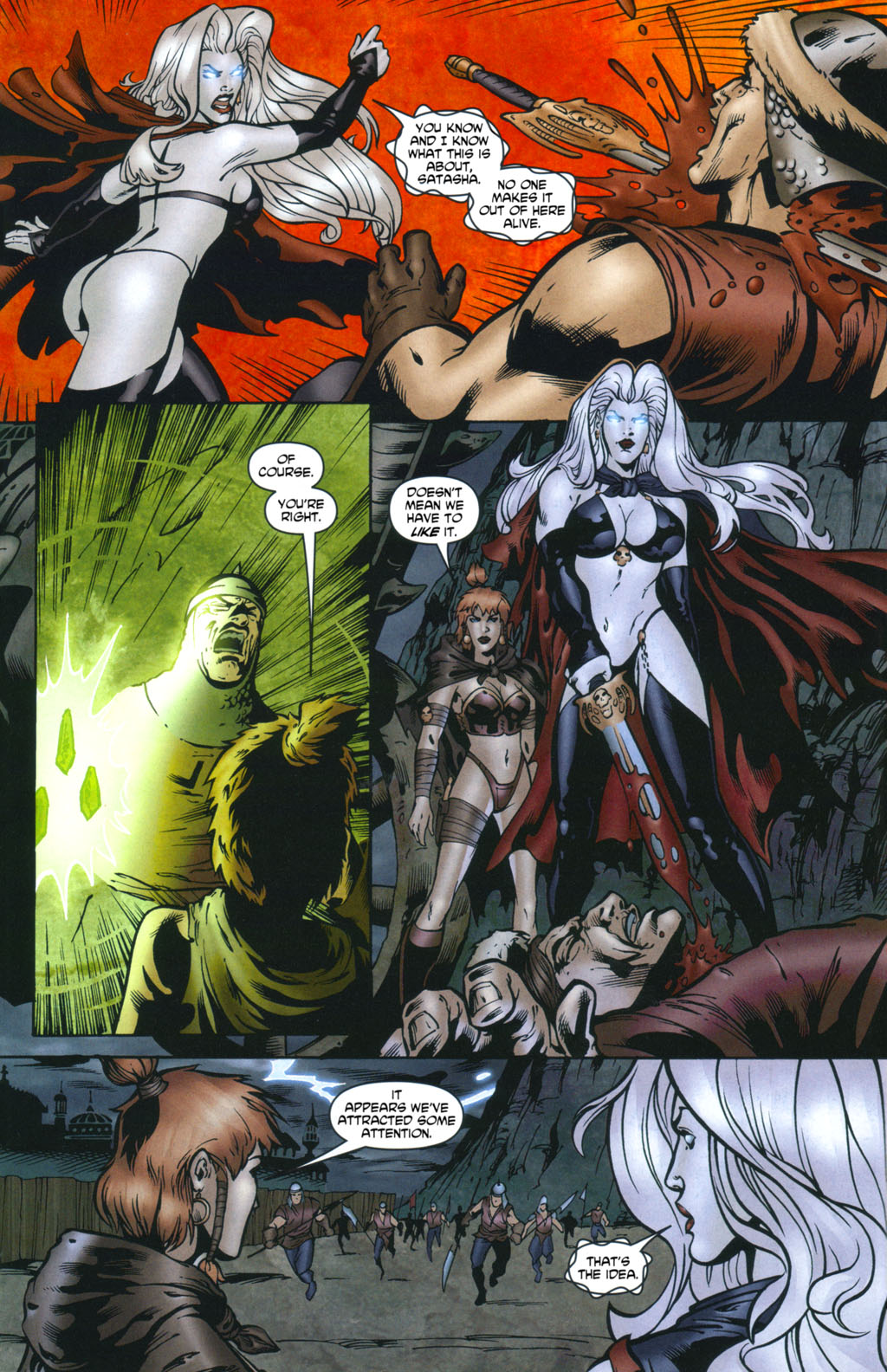 Read online Brian Pulido's Lady Death: Blacklands comic -  Issue #0.5 - 5