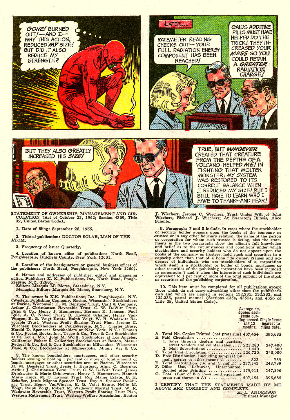 Read online Doctor Solar, Man of the Atom (1962) comic -  Issue #17 - 33
