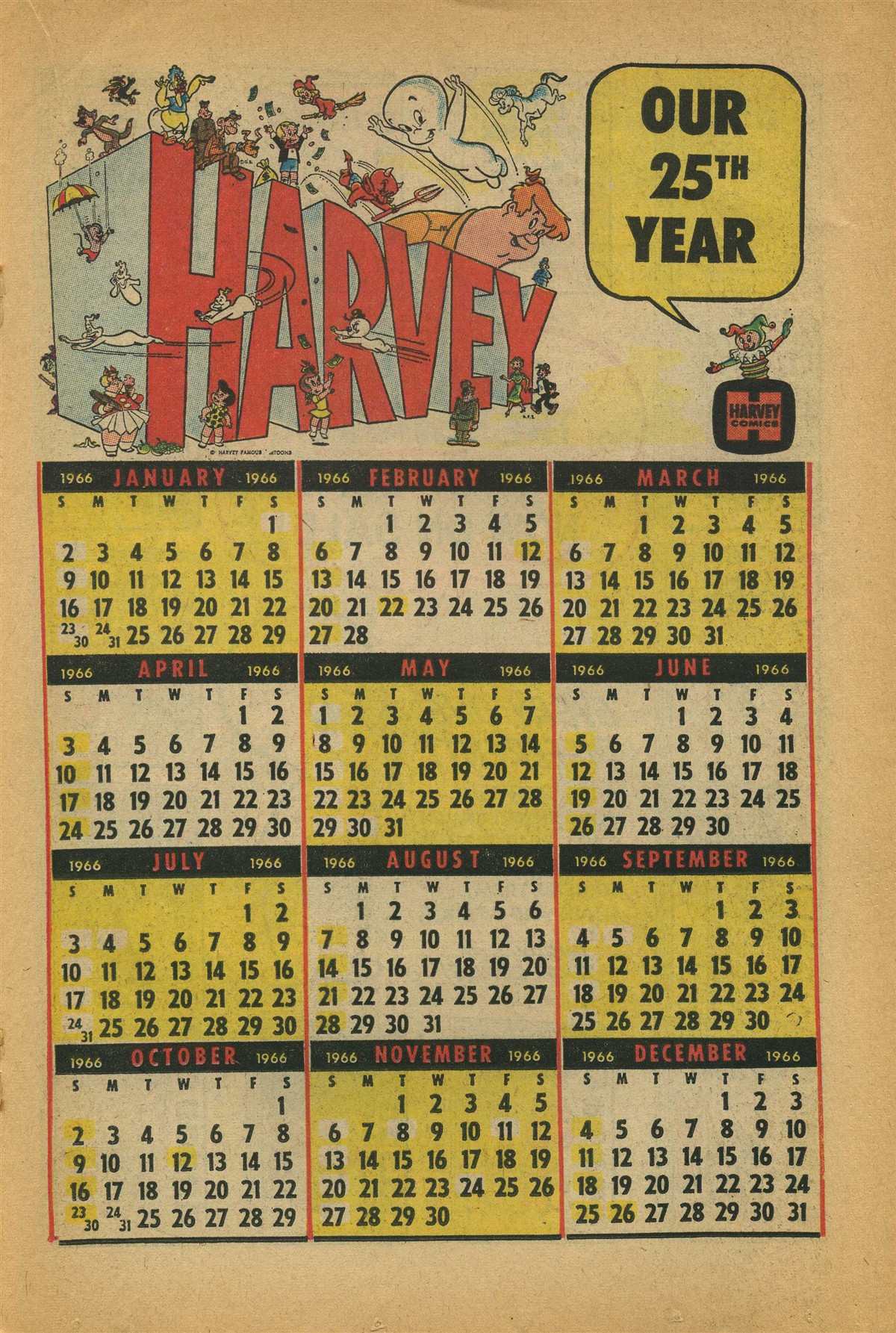 Календарь май 1966 - TouristMaps.ru