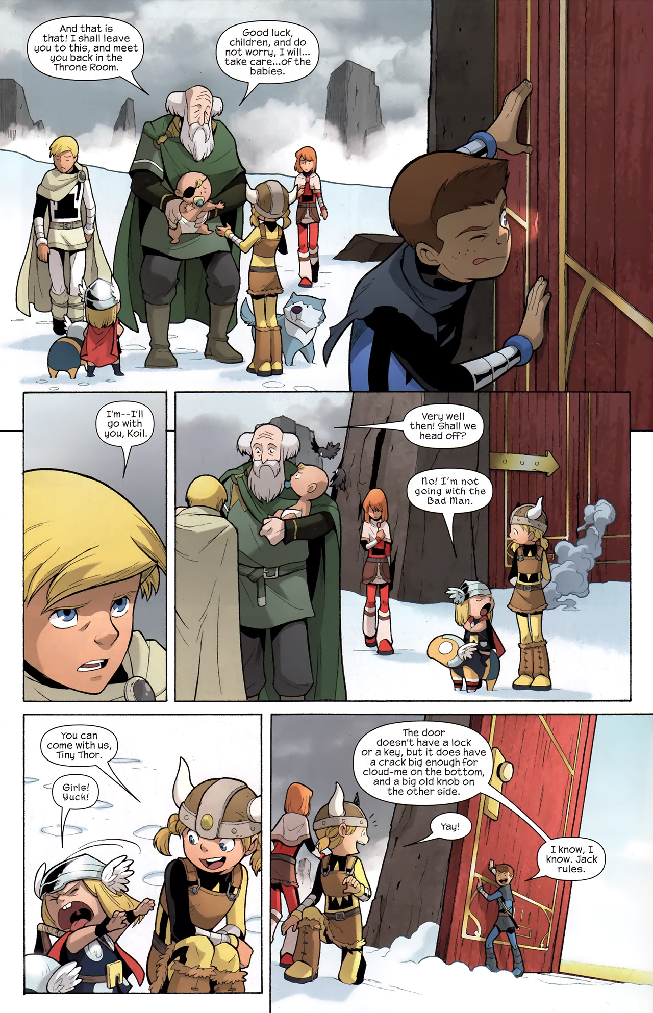 Read online Thor and the Warriors Four comic -  Issue #3 - 12