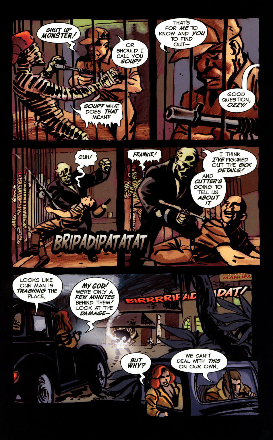 Read online Frankenstein Mobster comic -  Issue #5 - 22