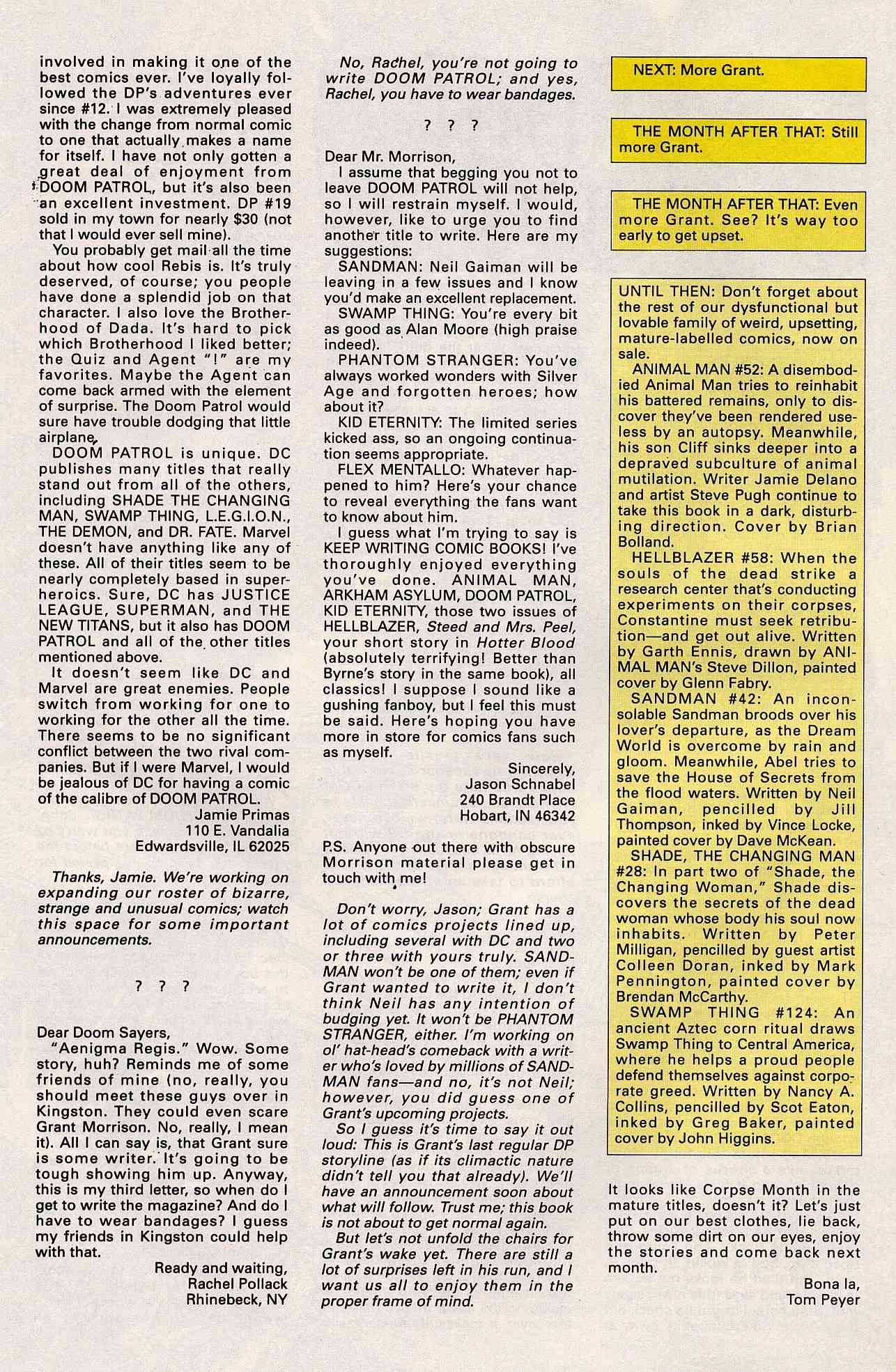 Read online Doom Patrol (1987) comic -  Issue #60 - 27