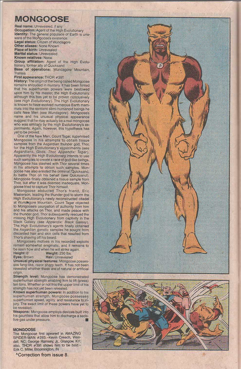 Read online The Official Handbook of the Marvel Universe: Update '89 comic -  Issue #8 - 22