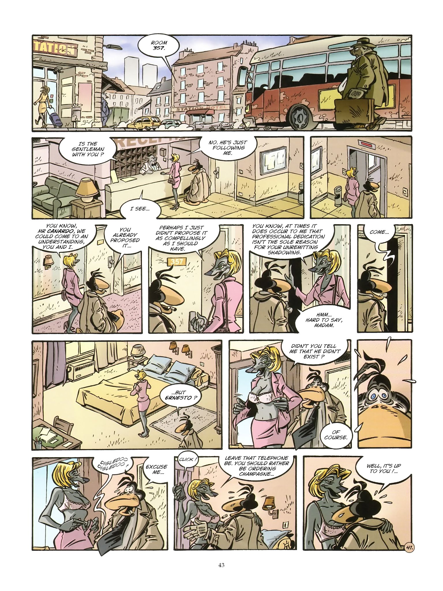 Read online Une enquête de l'inspecteur Canardo comic -  Issue #17 - 45