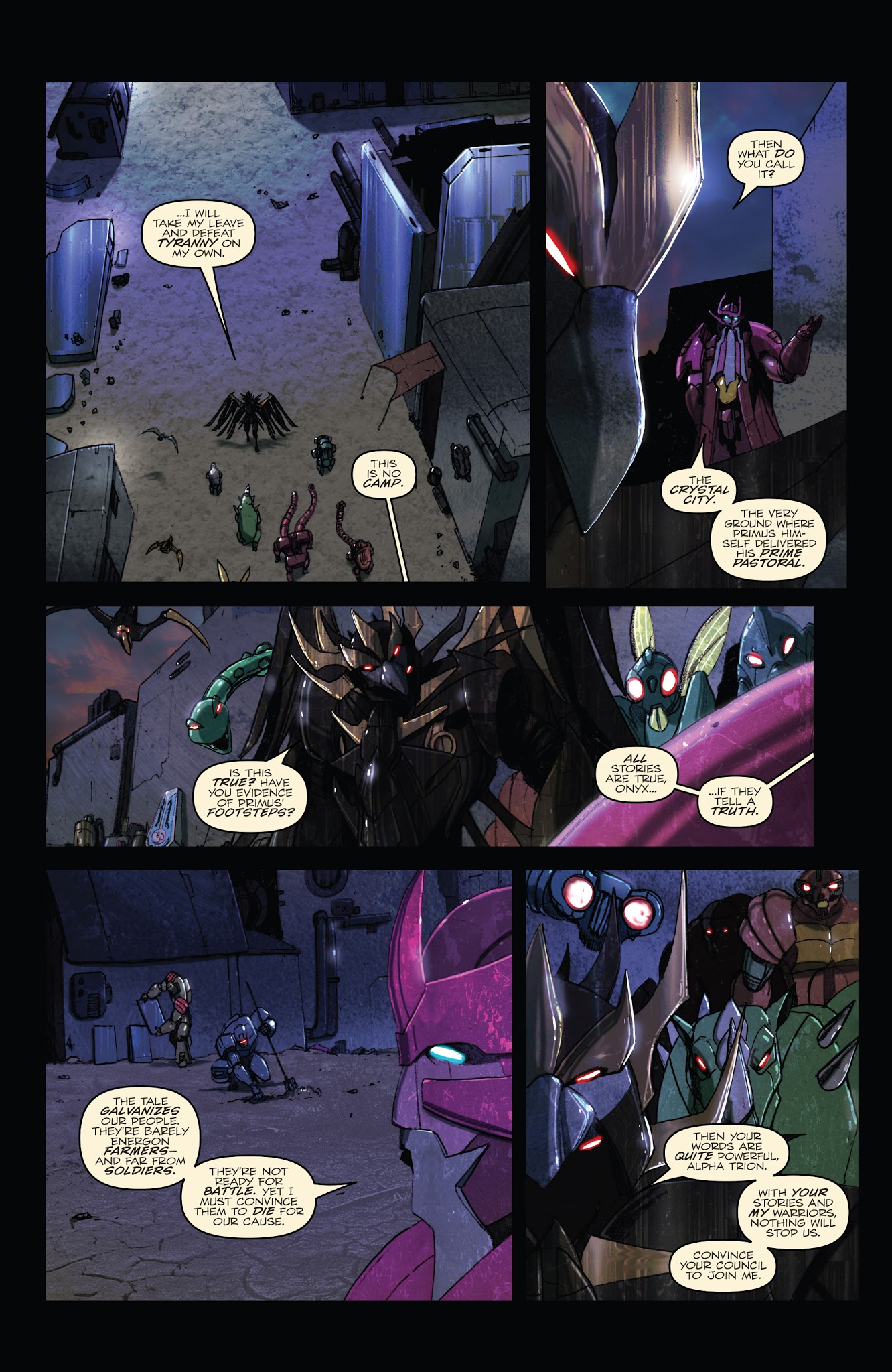 Read online Optimus Prime comic -  Issue #10 - 15