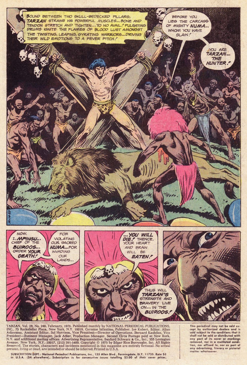 Read online Tarzan (1972) comic -  Issue #246 - 3
