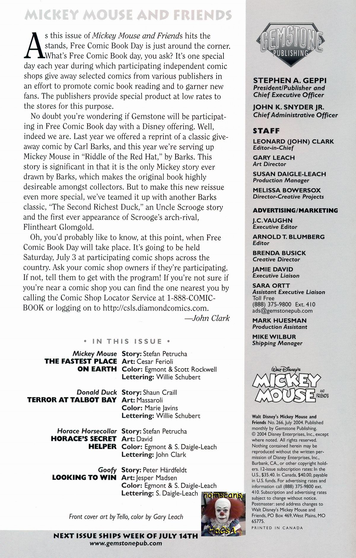 Read online Walt Disney's Mickey Mouse comic -  Issue #266 - 2