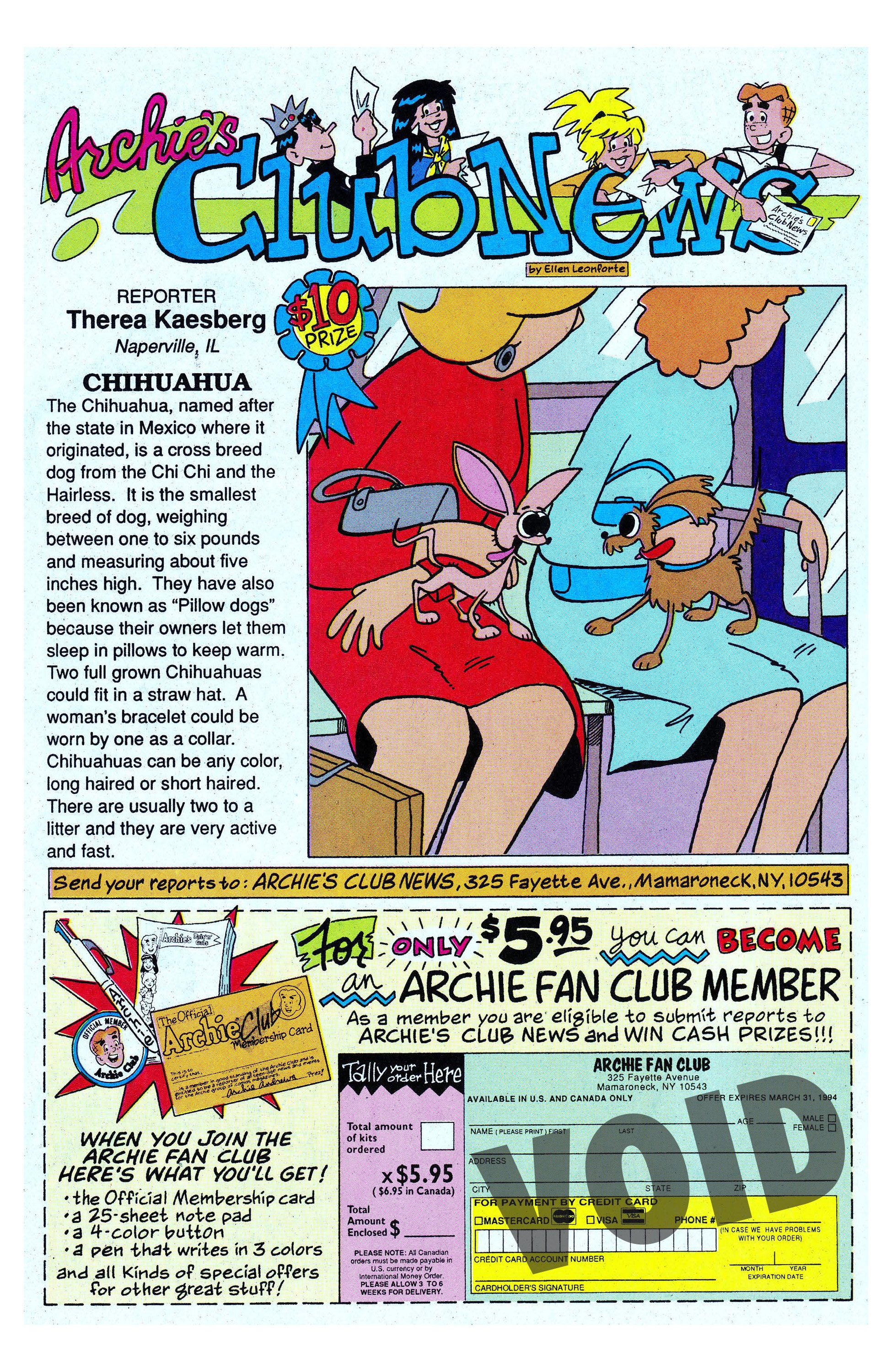 Read online Archie (1960) comic -  Issue #421 - 21