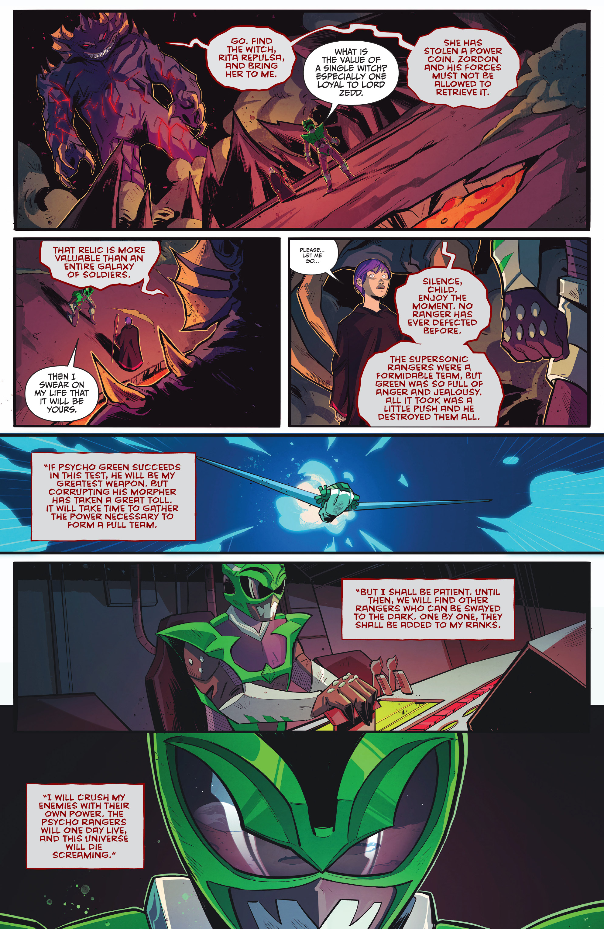 Read online Saban's Power Rangers: The Psycho Path comic -  Issue # TPB - 106
