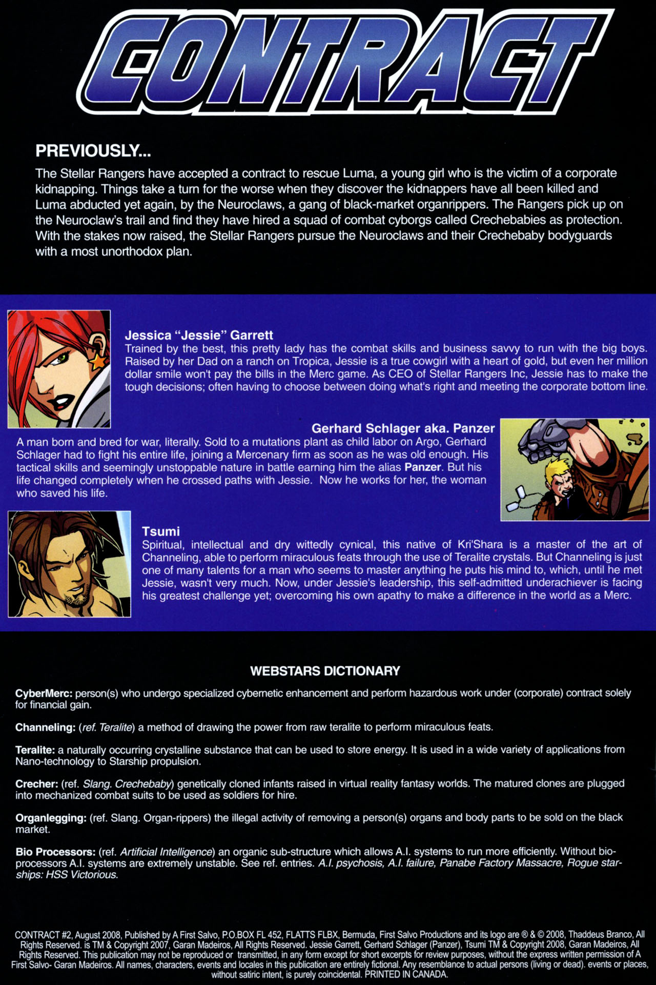 Read online Contract comic -  Issue #2 - 2