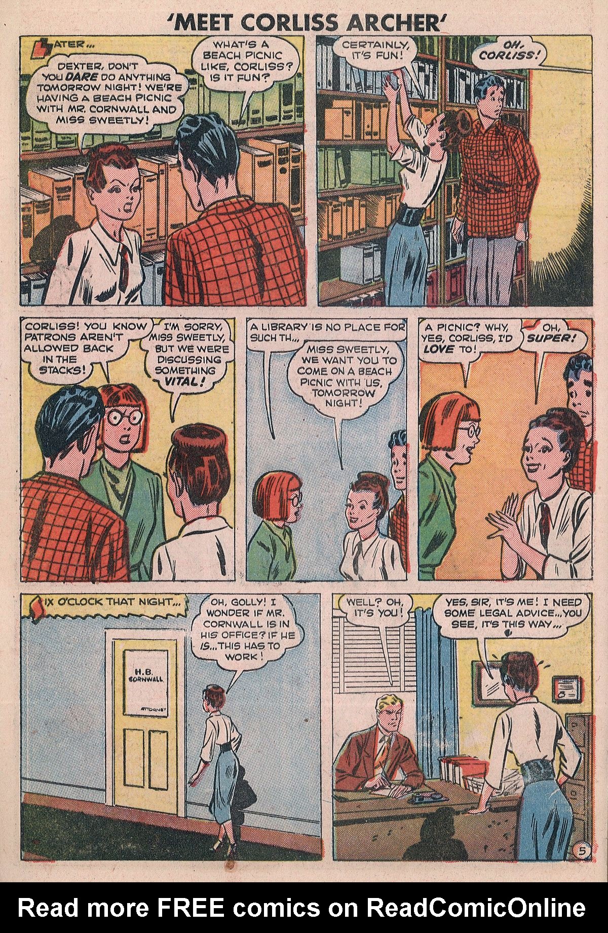 Read online Meet Corliss Archer comic -  Issue #3 - 25