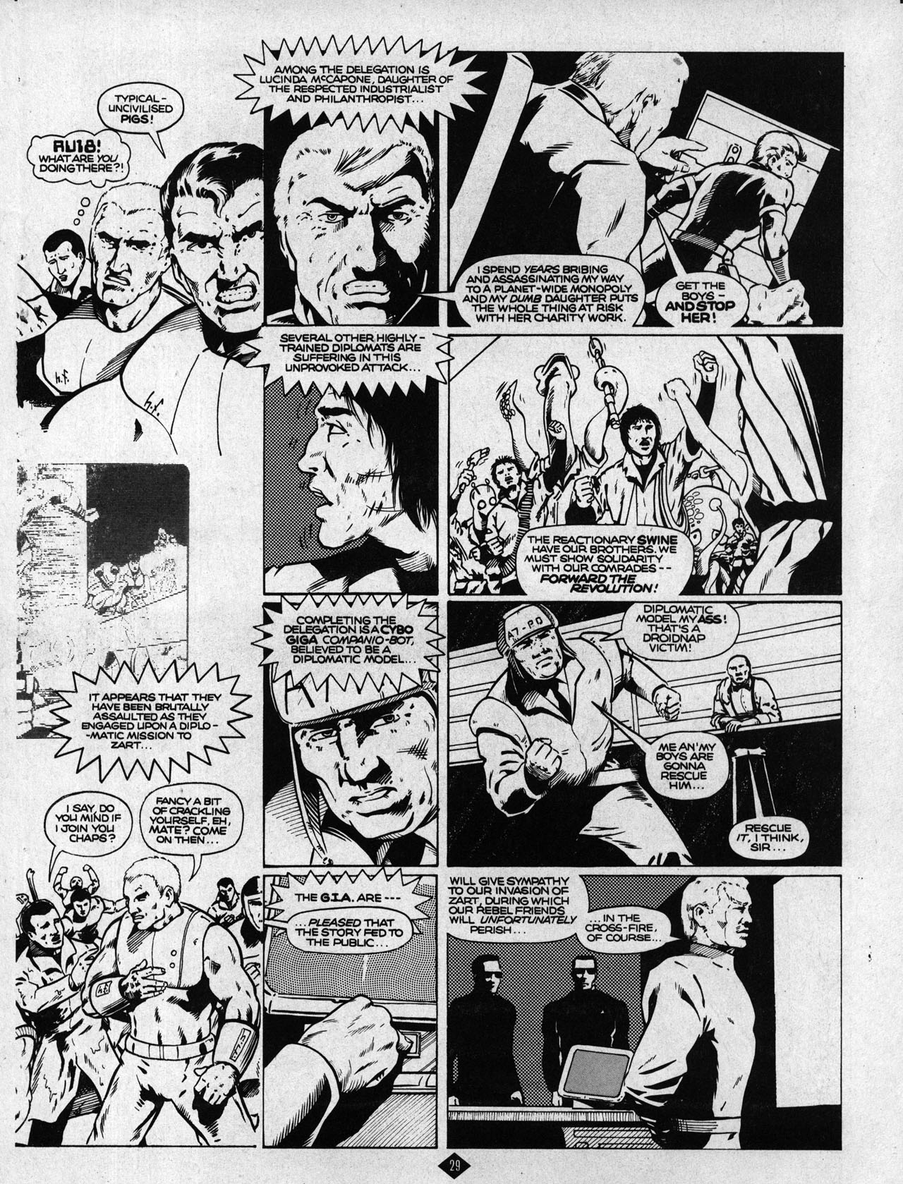 Read online Captain Britain (1985) comic -  Issue #7 - 29