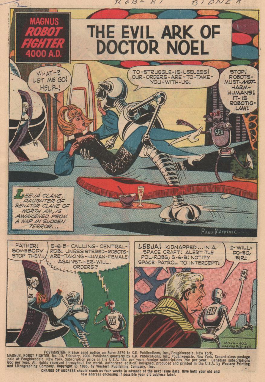 Read online Magnus, Robot Fighter 4000 AD comic -  Issue #13 - 3
