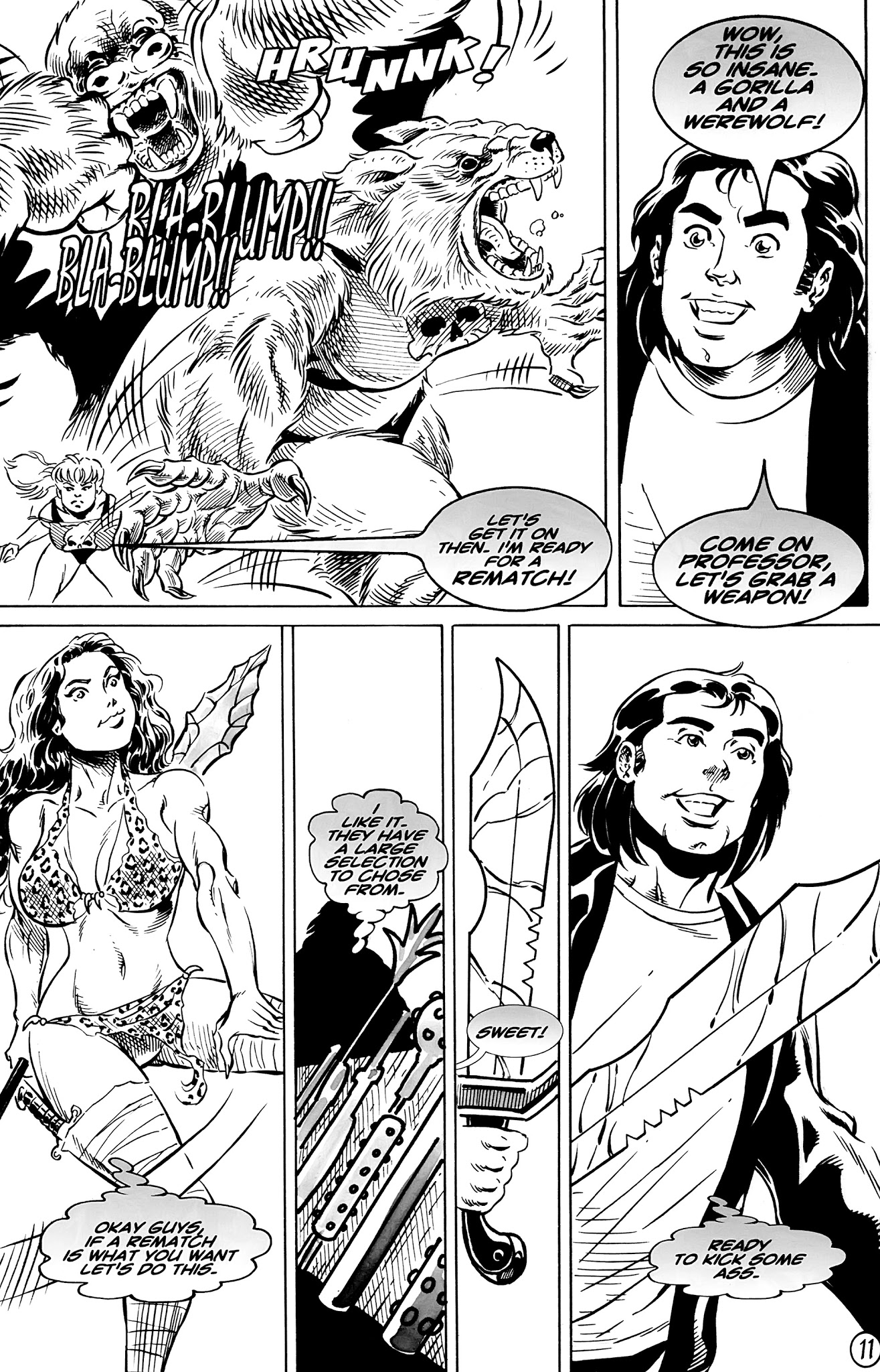 Read online Cavewoman: Sisters of the Arena comic -  Issue #1 - 13