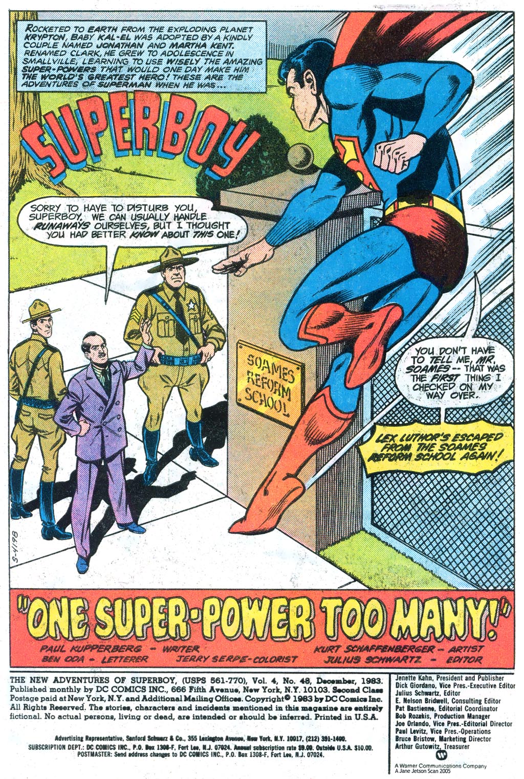 Read online The New Adventures of Superboy comic -  Issue #48 - 3