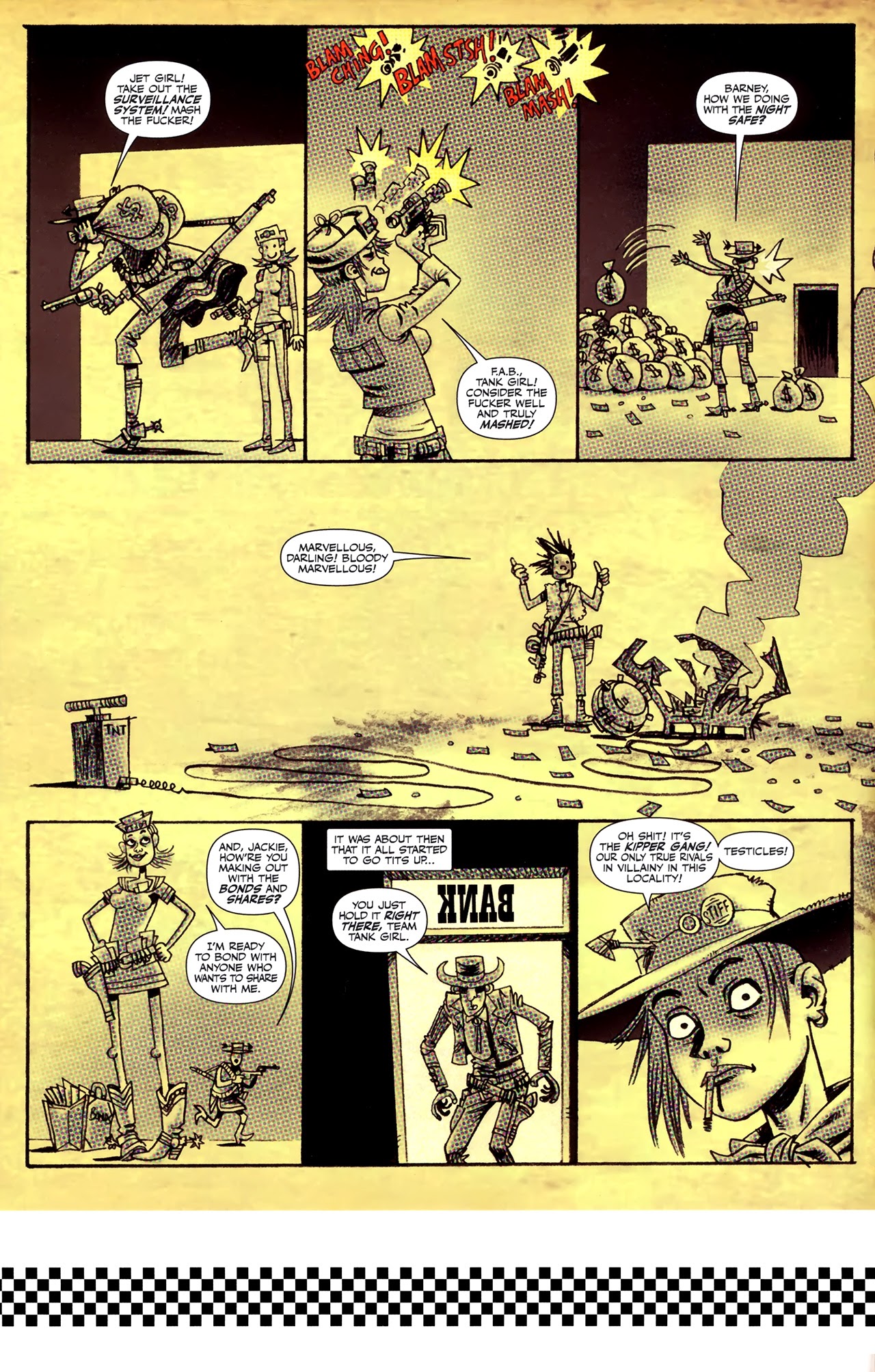 Read online Tank Girl: Skidmarks comic -  Issue #4 - 5