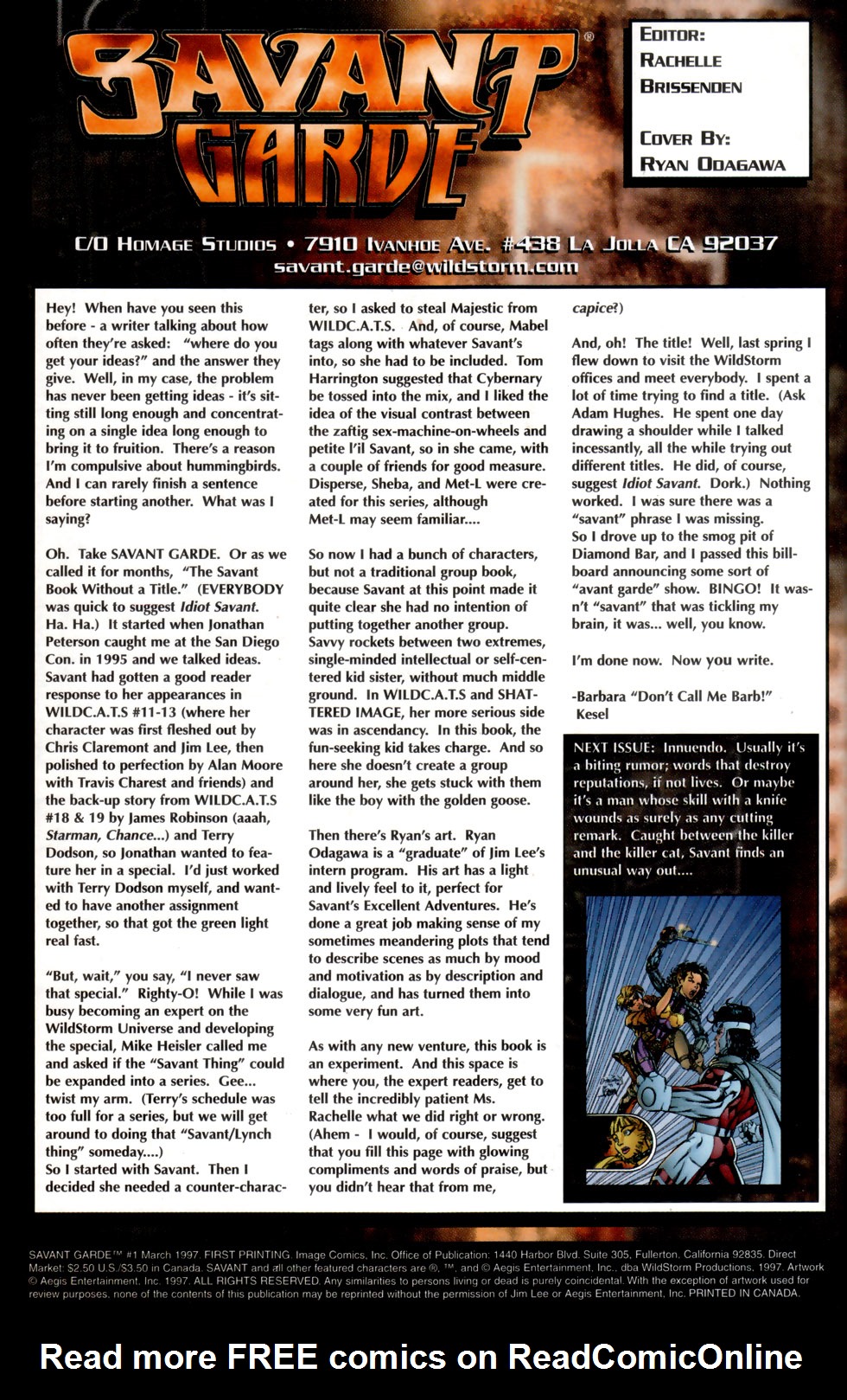 Read online Savant Garde comic -  Issue #1 - 23