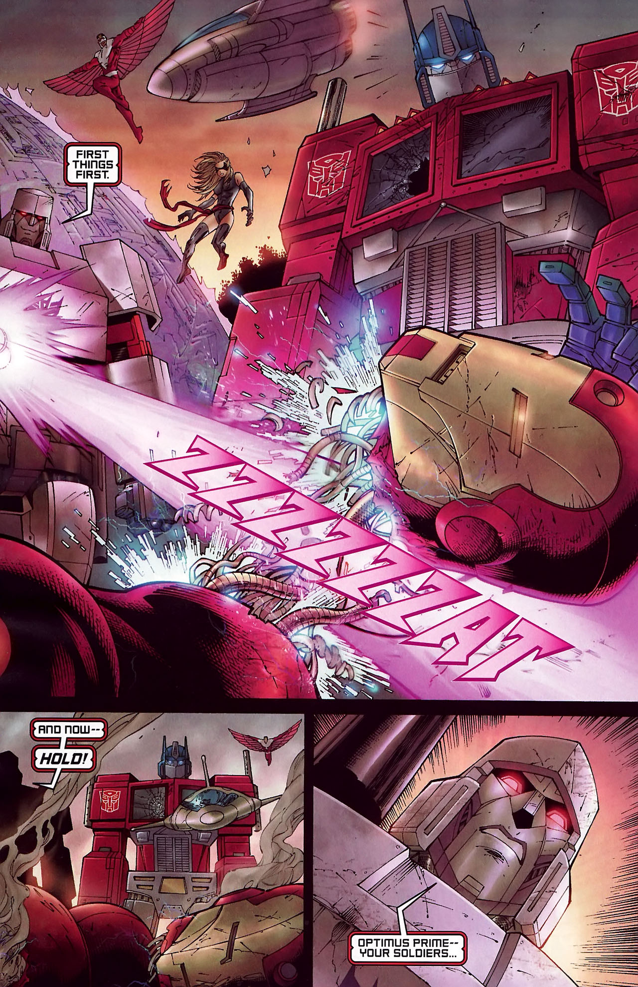 Read online New Avengers/Transformers comic -  Issue #4 - 9