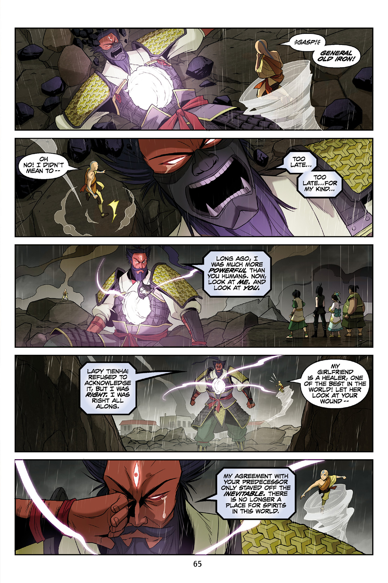 Read online Nickelodeon Avatar: The Last Airbender - The Rift comic -  Issue # Part 3 - 66