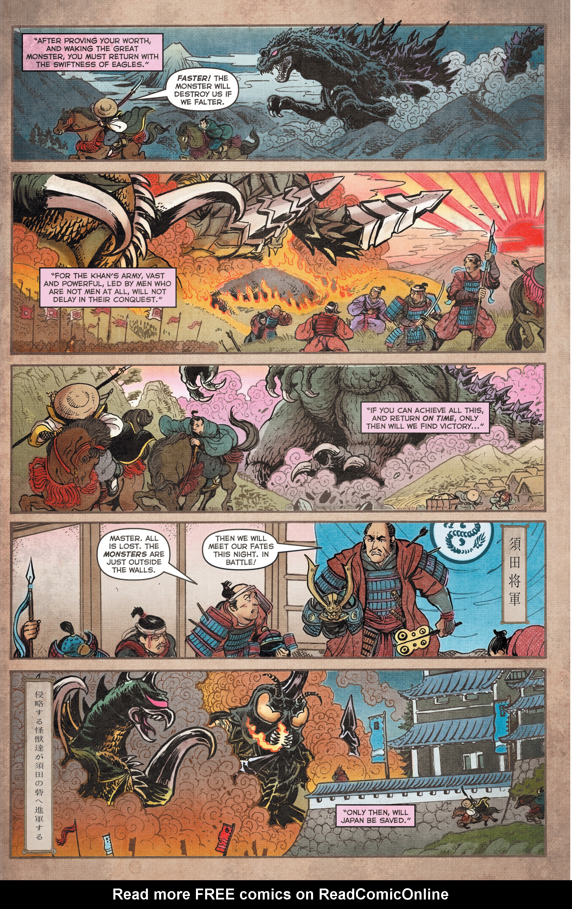 Read online Godzilla: Rage Across Time comic -  Issue #1 - 16