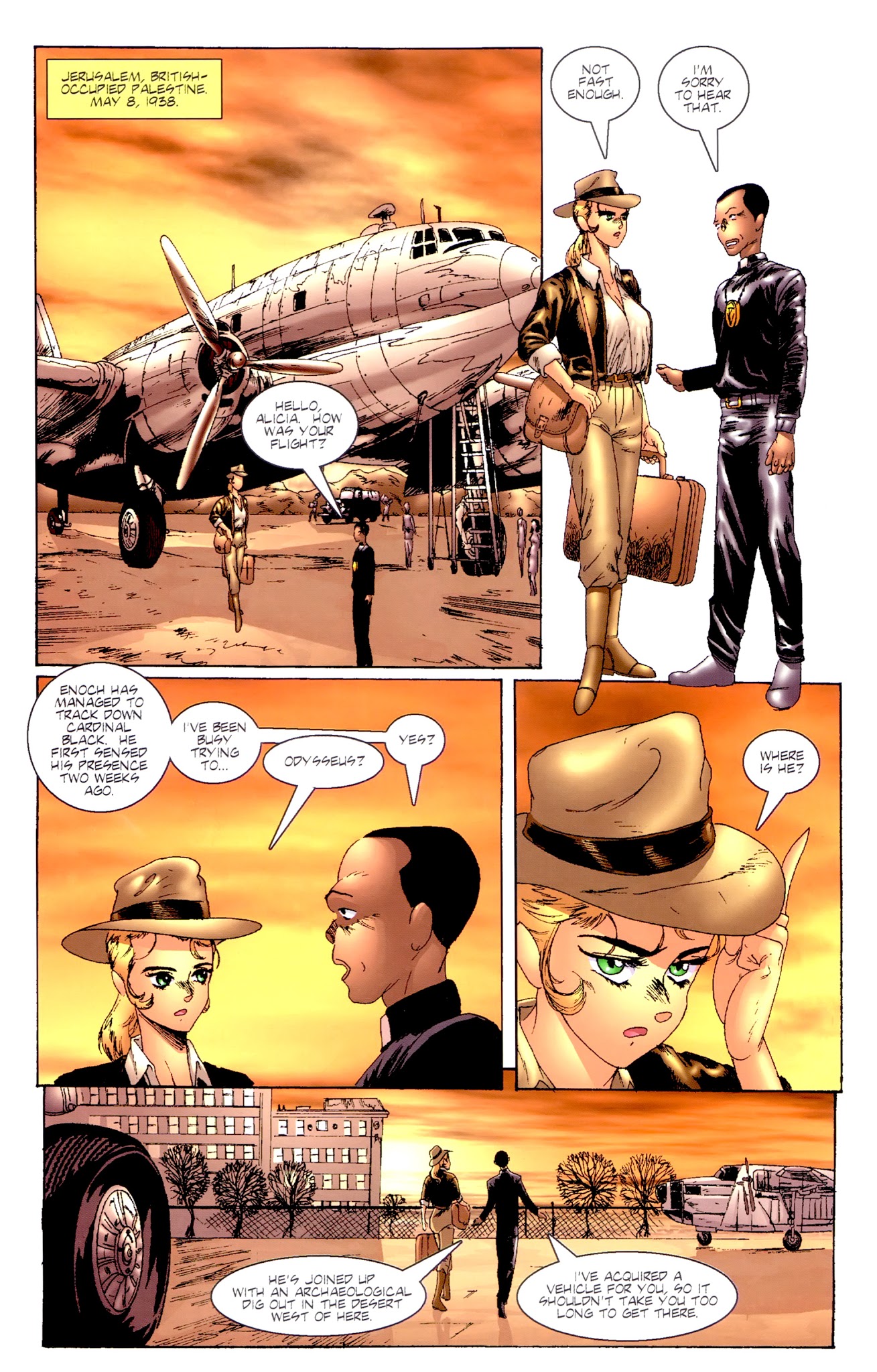 Read online Warrior Nun Areala (1999) comic -  Issue #5 - 9