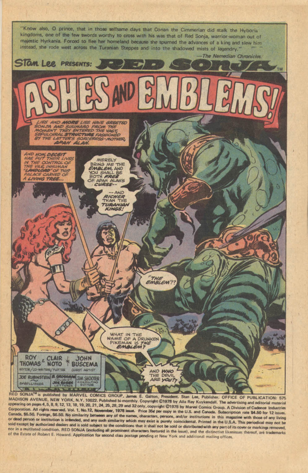 Red Sonja (1977) Issue #12 #12 - English 2