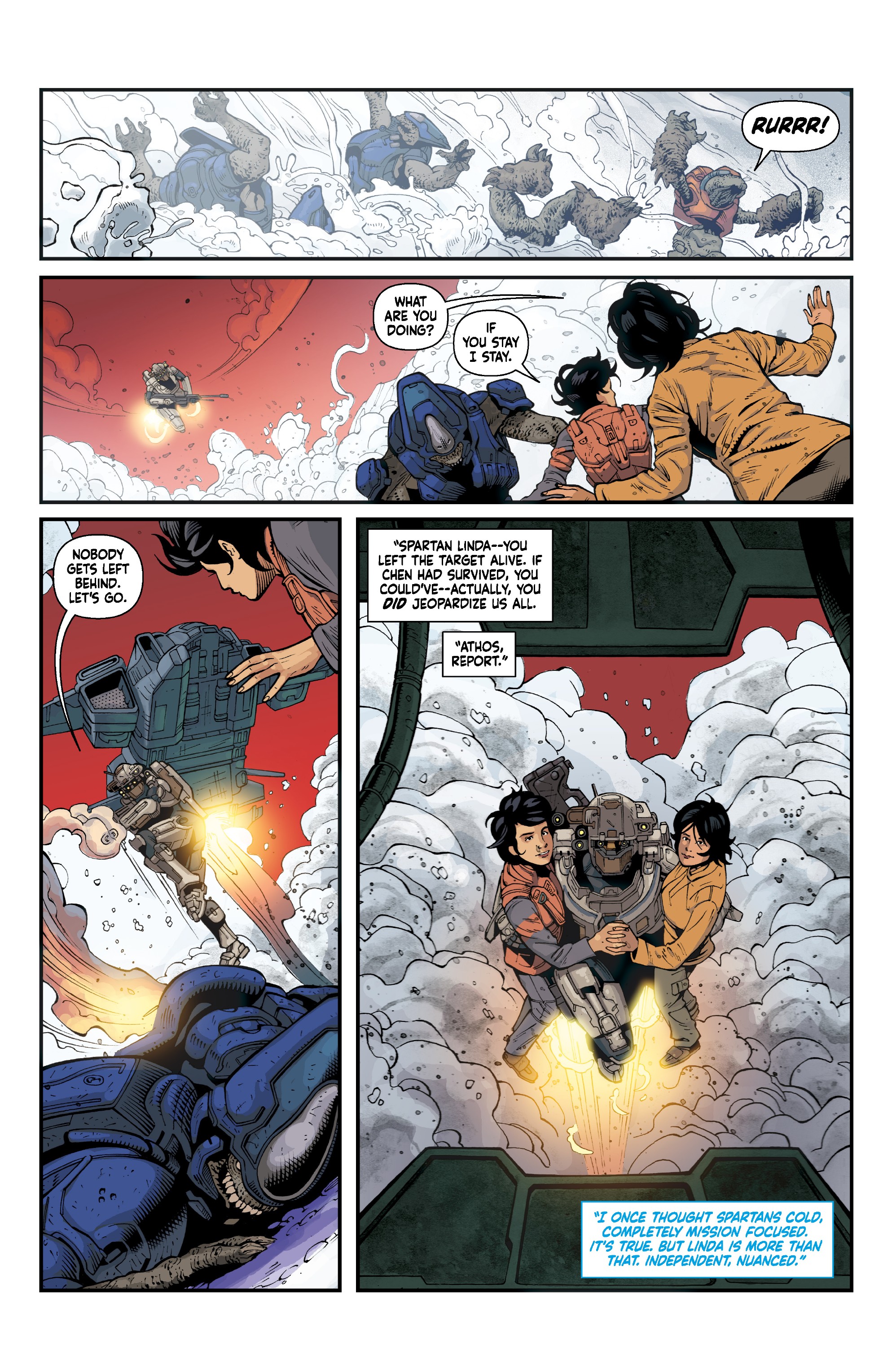Read online Halo: Lone Wolf comic -  Issue #4 - 21