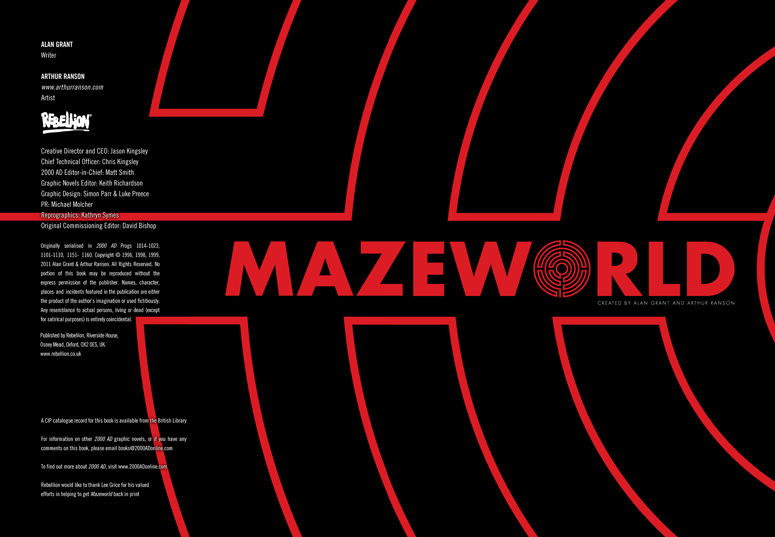 Read online Mazeworld comic -  Issue # TPB - 2