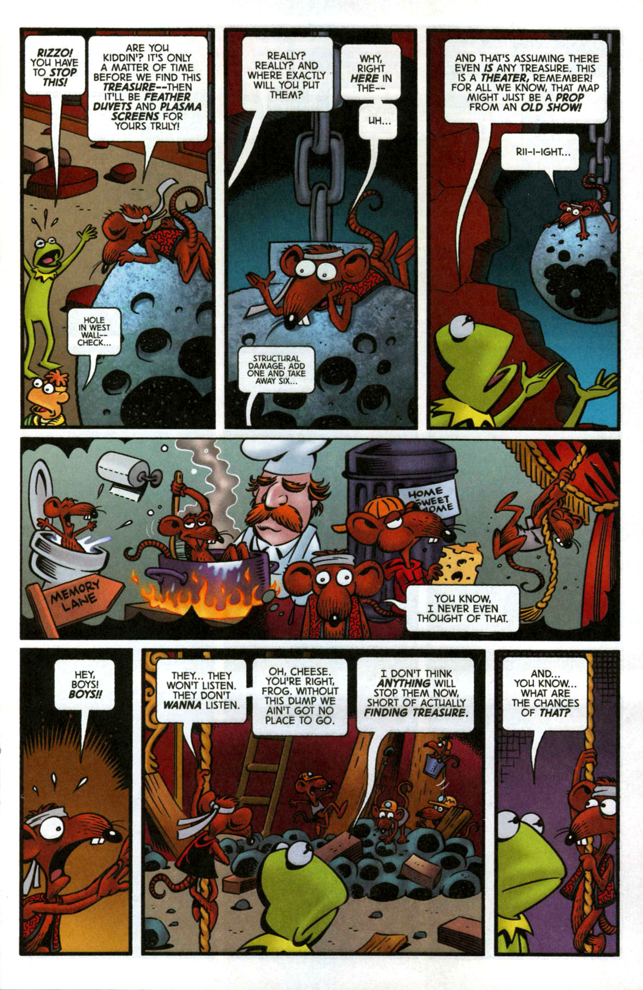 Read online The Muppet Show: The Treasure of Peg-Leg Wilson comic -  Issue #4 - 13