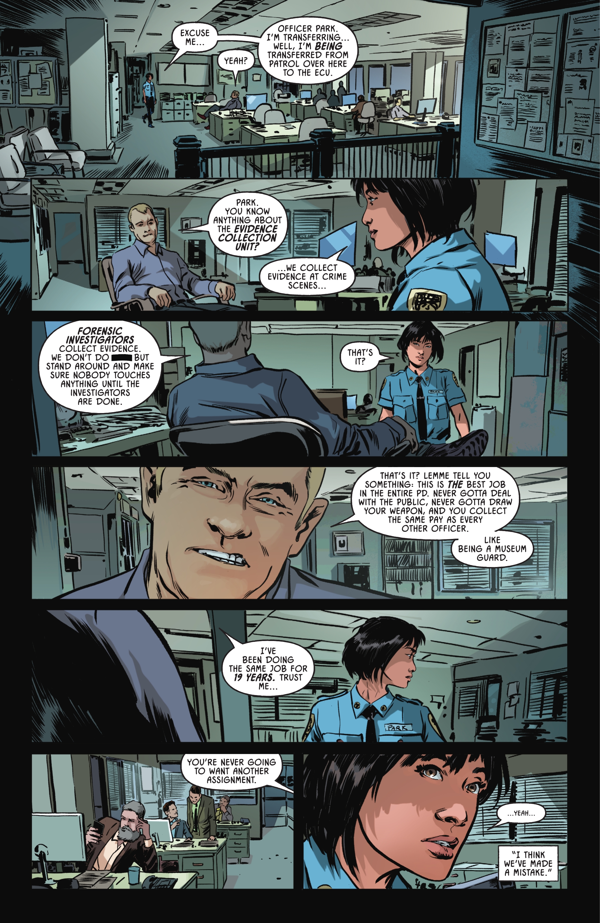 Read online GCPD: The Blue Wall comic -  Issue #3 - 10