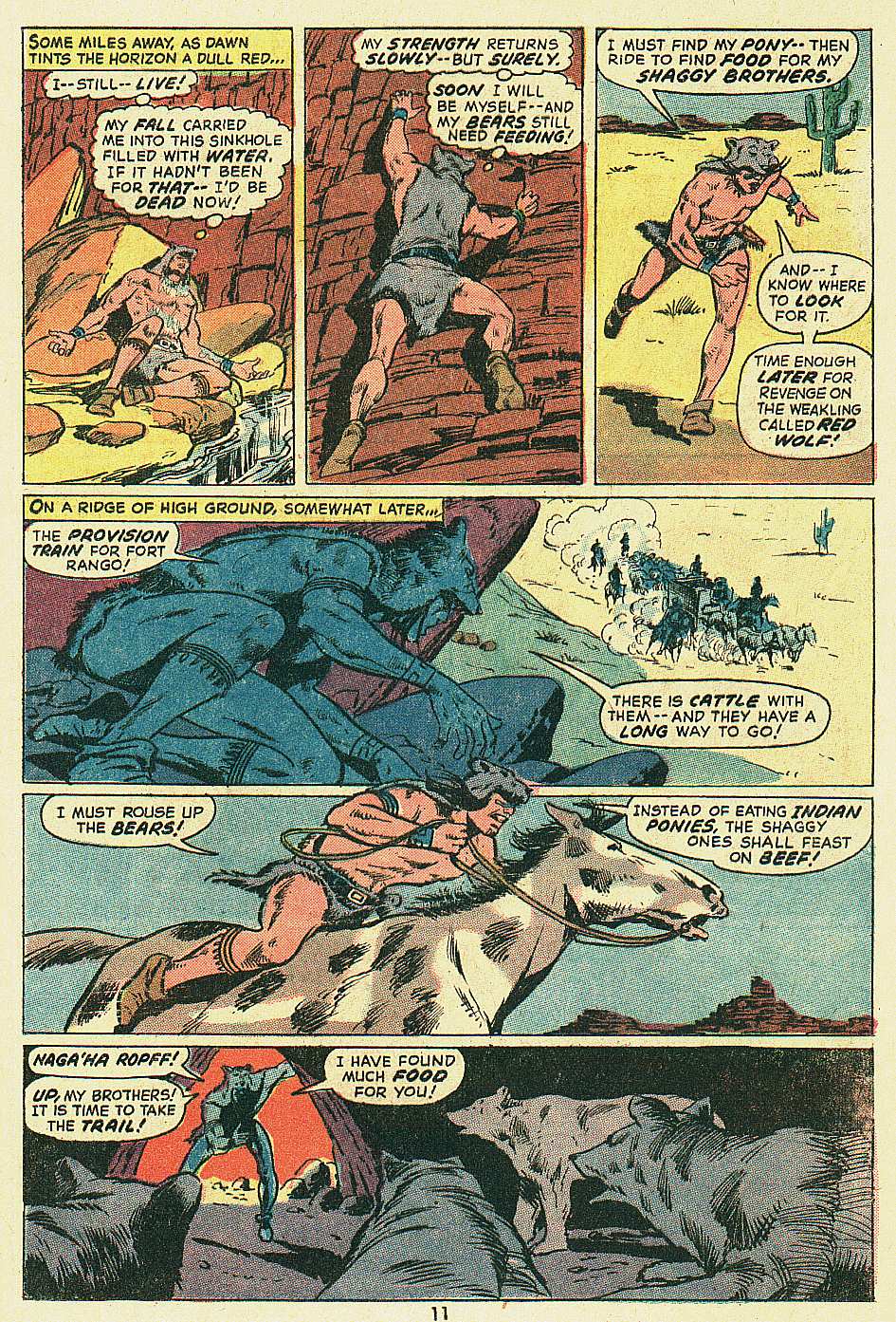 Read online Red Wolf (1972) comic -  Issue #4 - 9