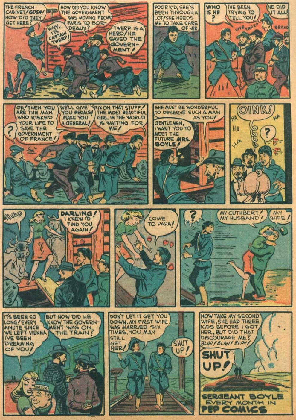 Read online Pep Comics comic -  Issue #9 - 41