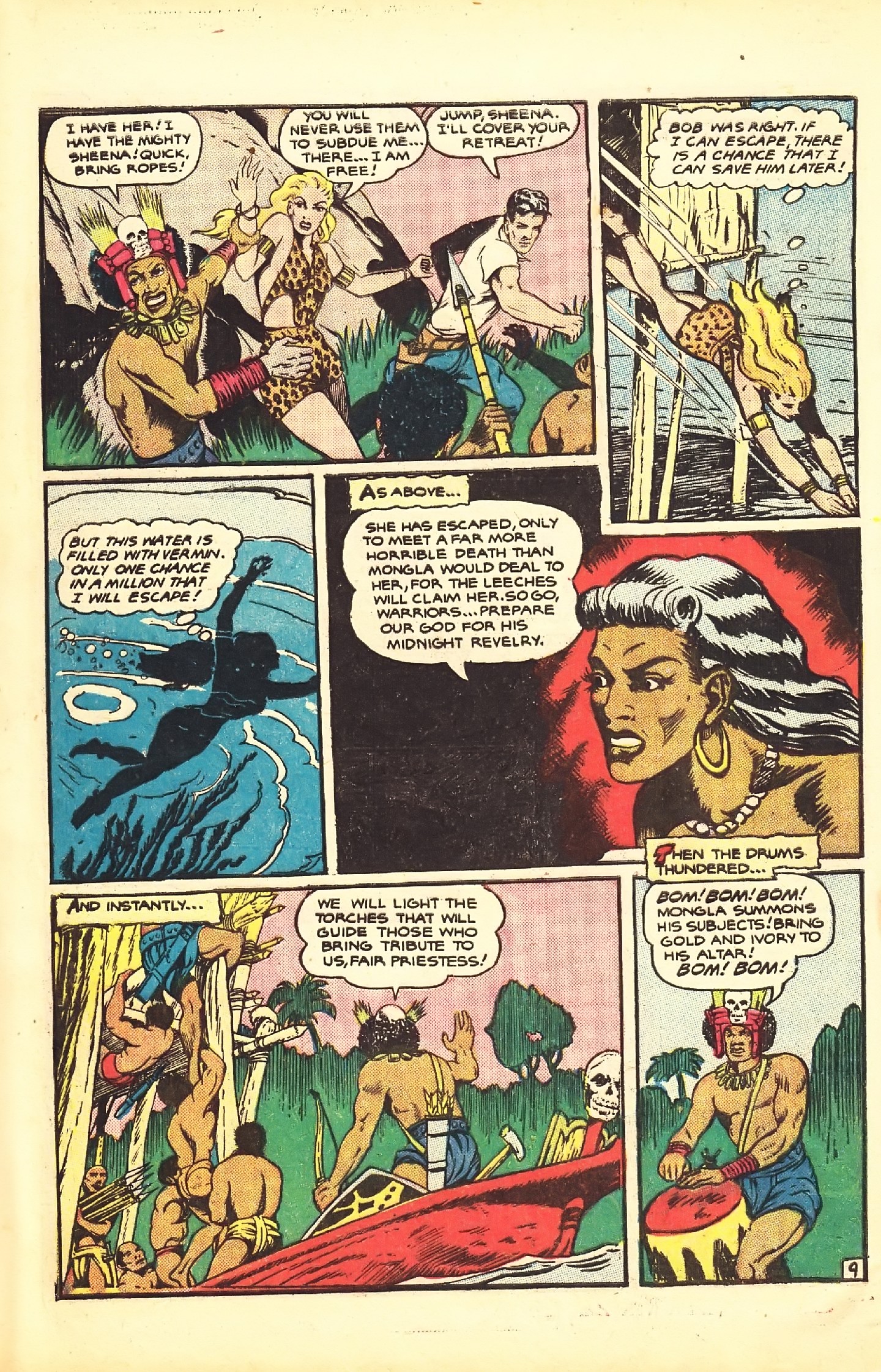 Read online Sheena, Queen of the Jungle (1942) comic -  Issue #7 - 42