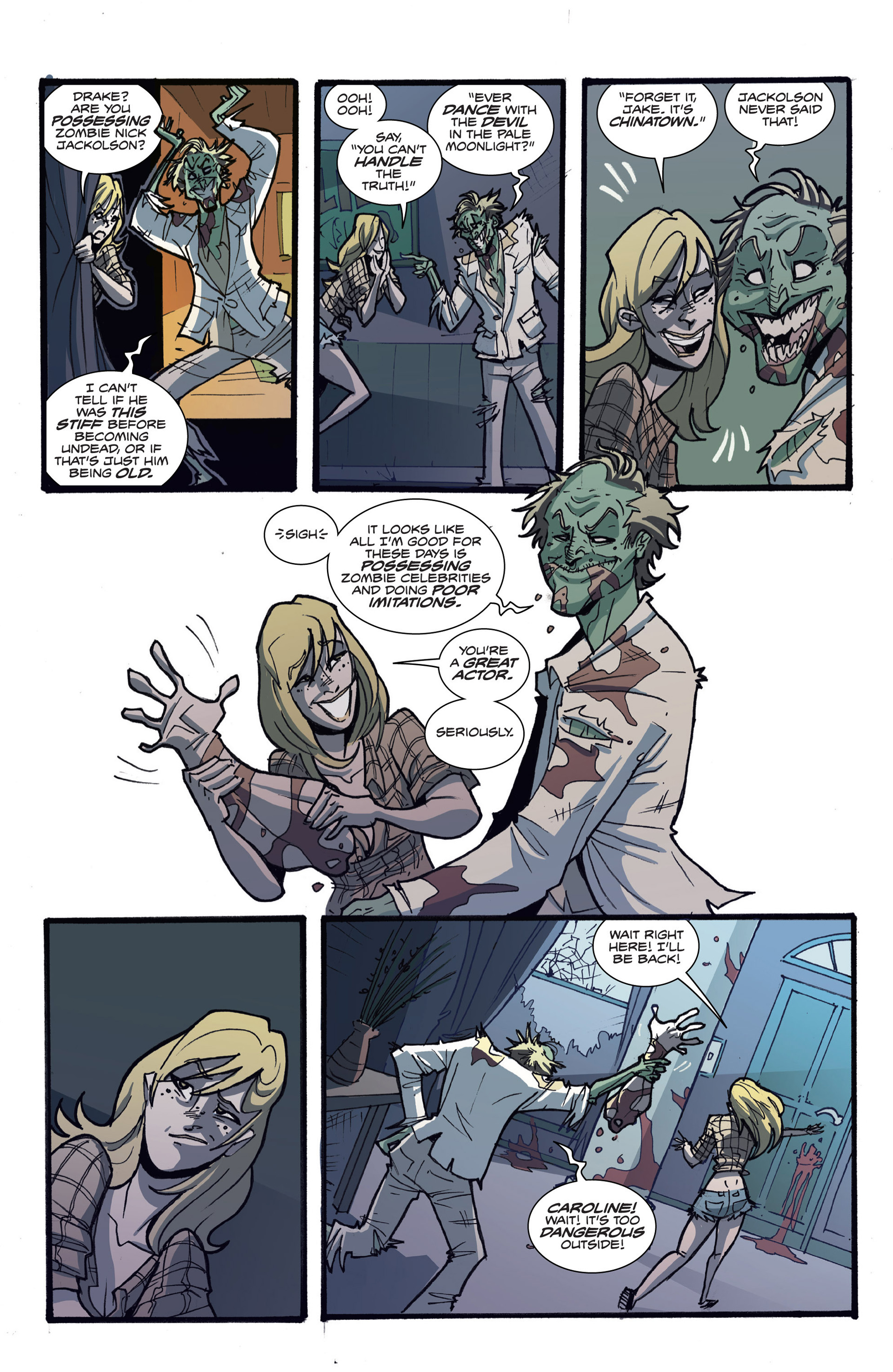 Read online Fanboys vs. Zombies comic -  Issue #17 - 16