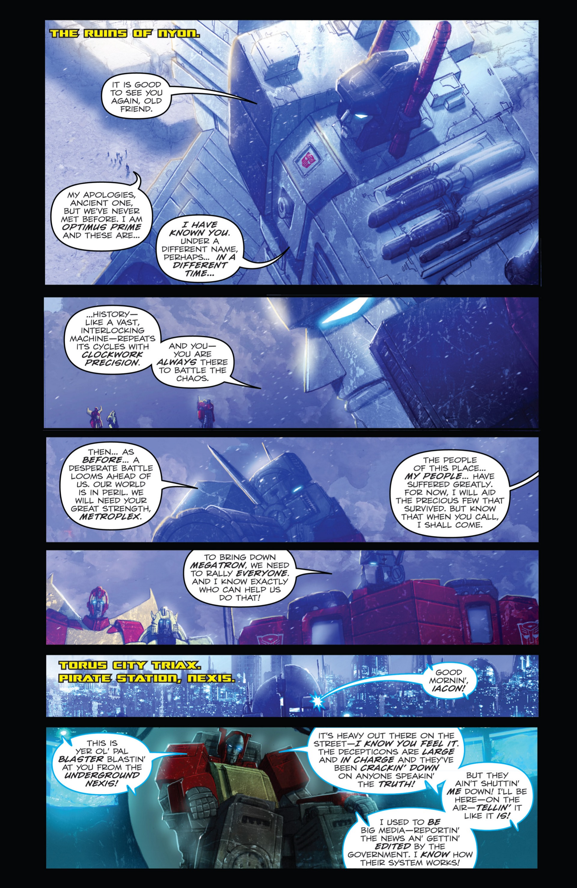 Read online Transformers: Autocracy comic -  Issue # Full - 98