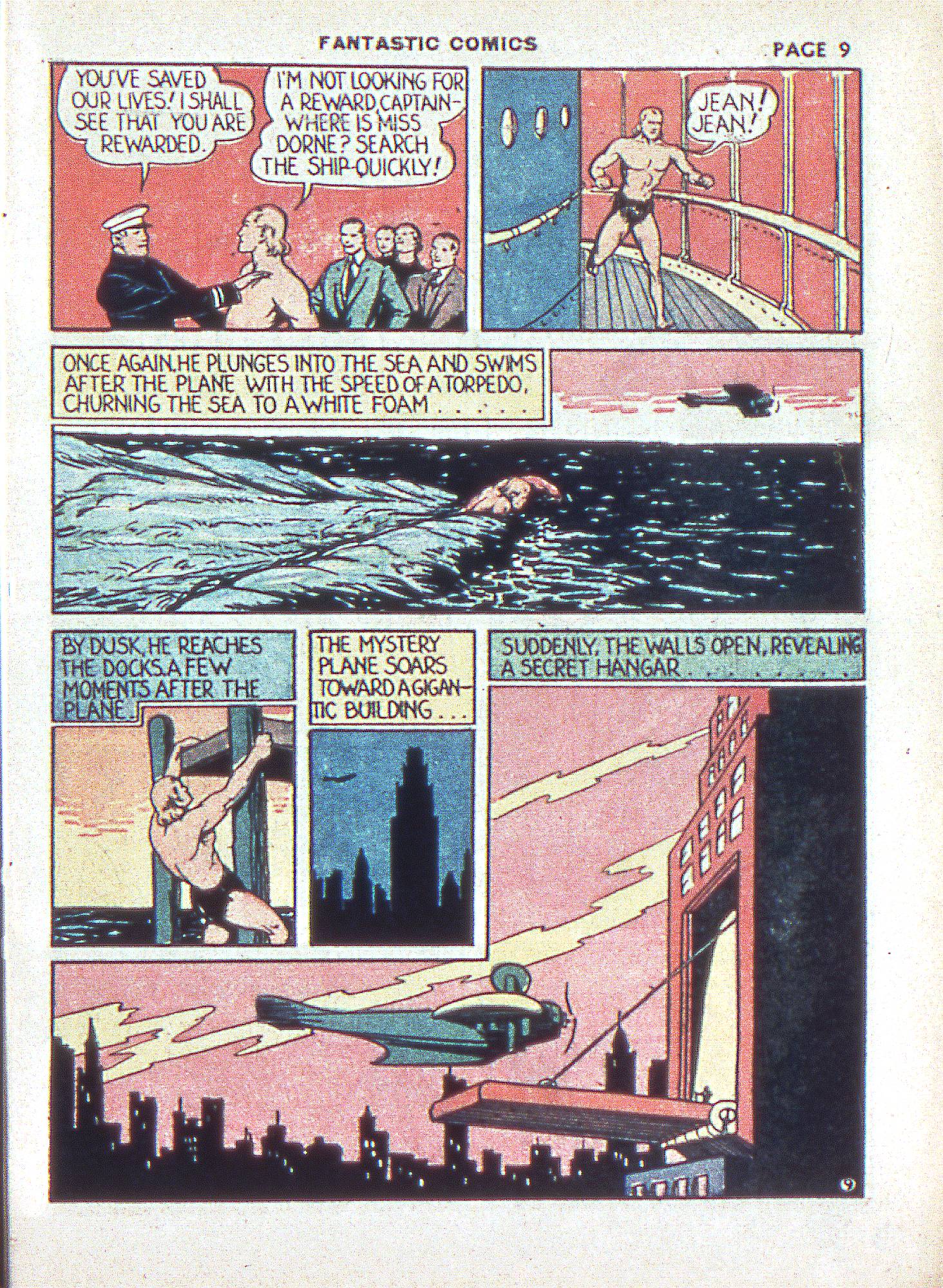 Read online Fantastic Comics comic -  Issue #3 - 12