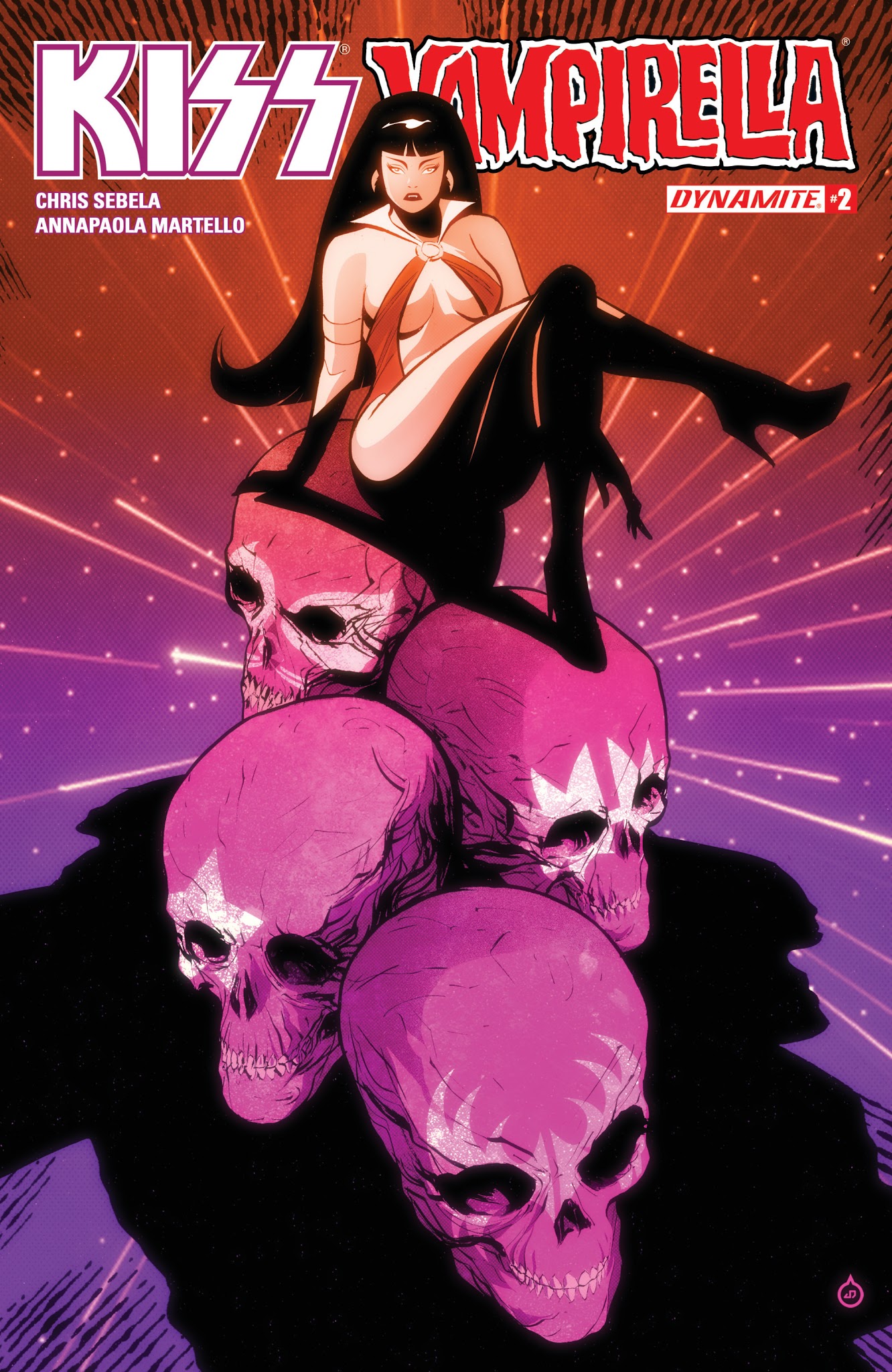 Read online Kiss/Vampirella comic -  Issue #2 - 1