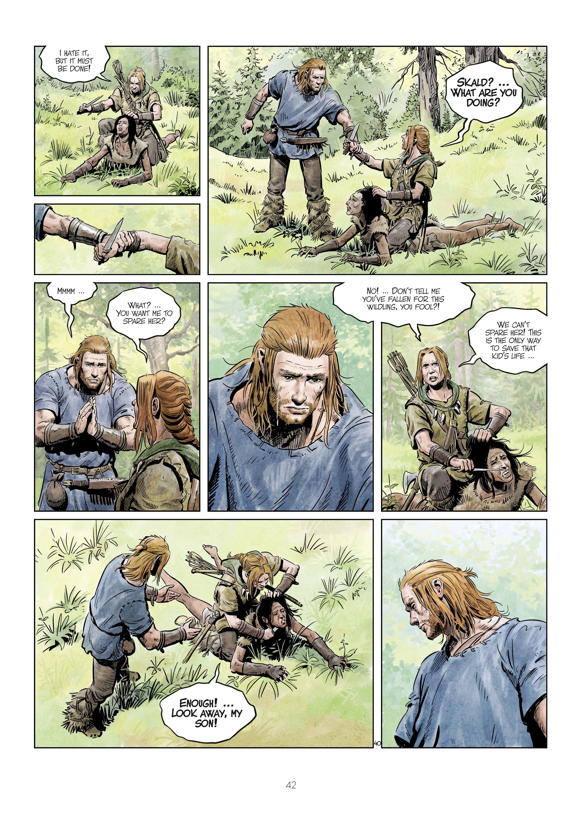 Read online The World of Thorgal: Wolfcub comic -  Issue #5 - 44