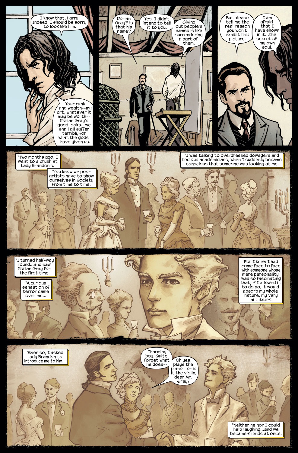 Read online Marvel Illustrated: The Picture of Dorian Gray comic -  Issue #1 - 5