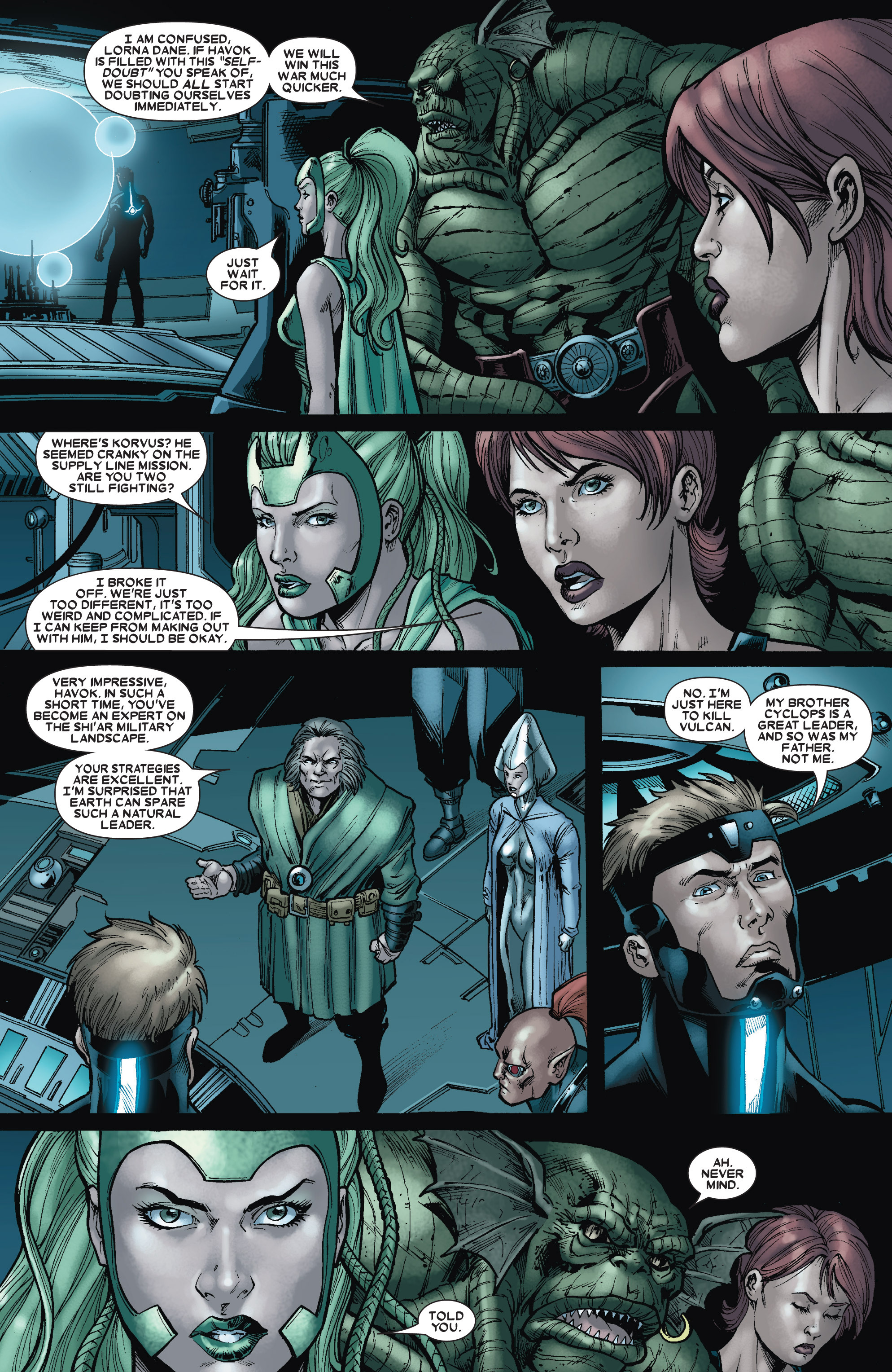 Read online X-Men: Emperor Vulcan comic -  Issue #1 - 12