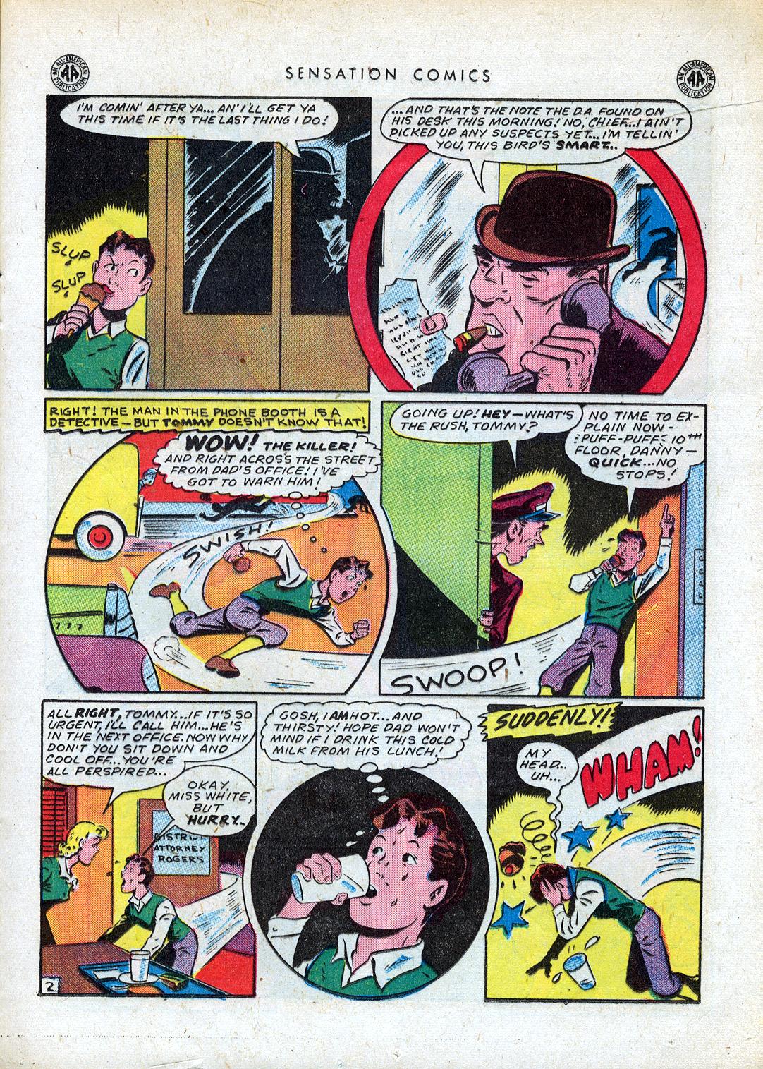 Read online Sensation (Mystery) Comics comic -  Issue #41 - 19